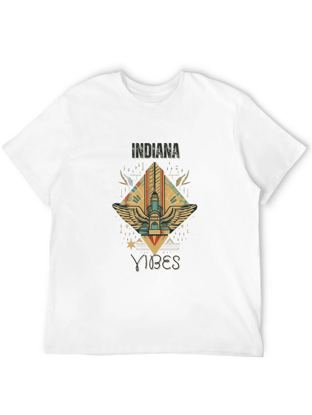 Indiana Vibes Black Graphic Tee