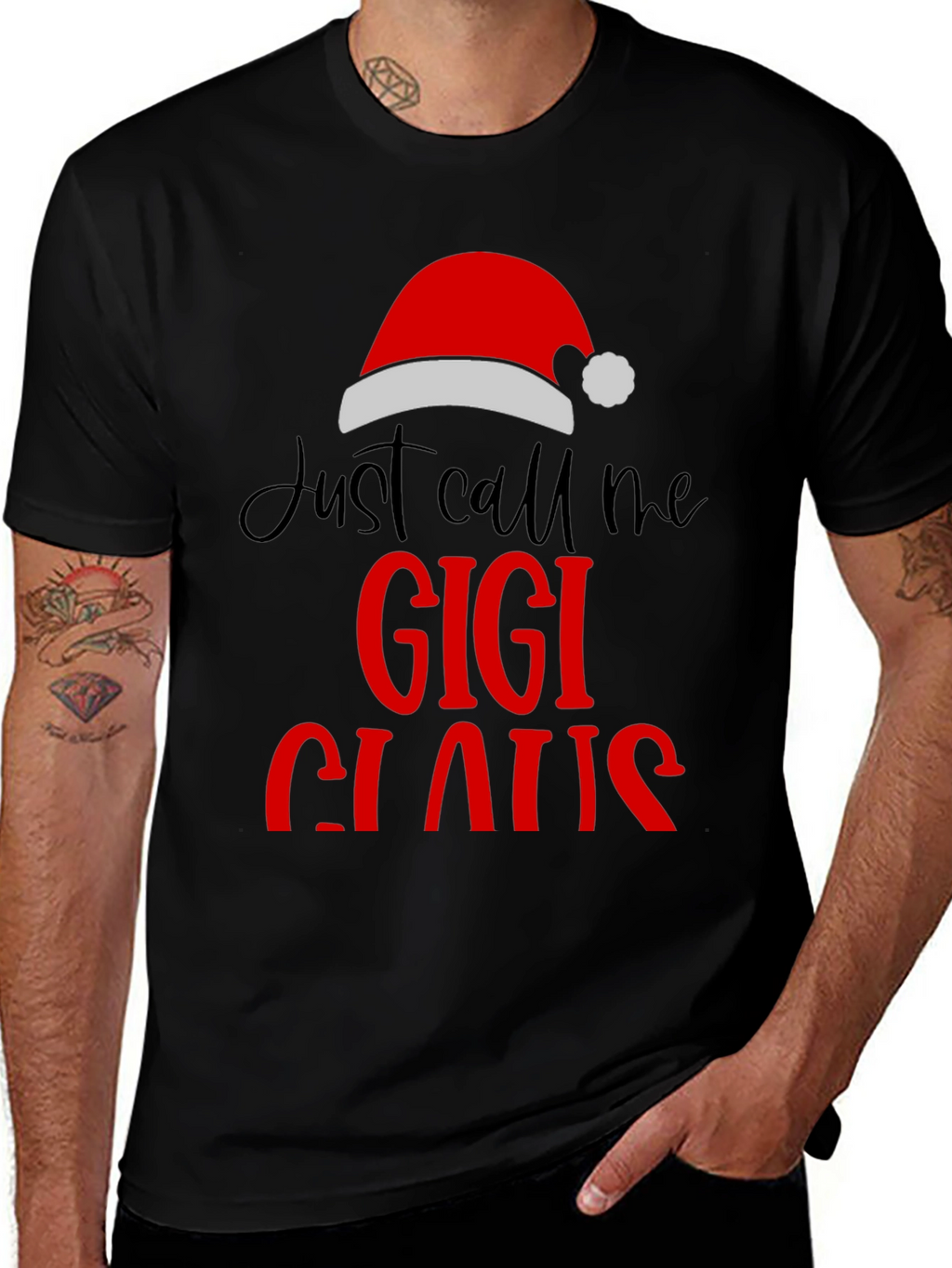 Just Call Me Gigi Claus Christmas T-Shirt