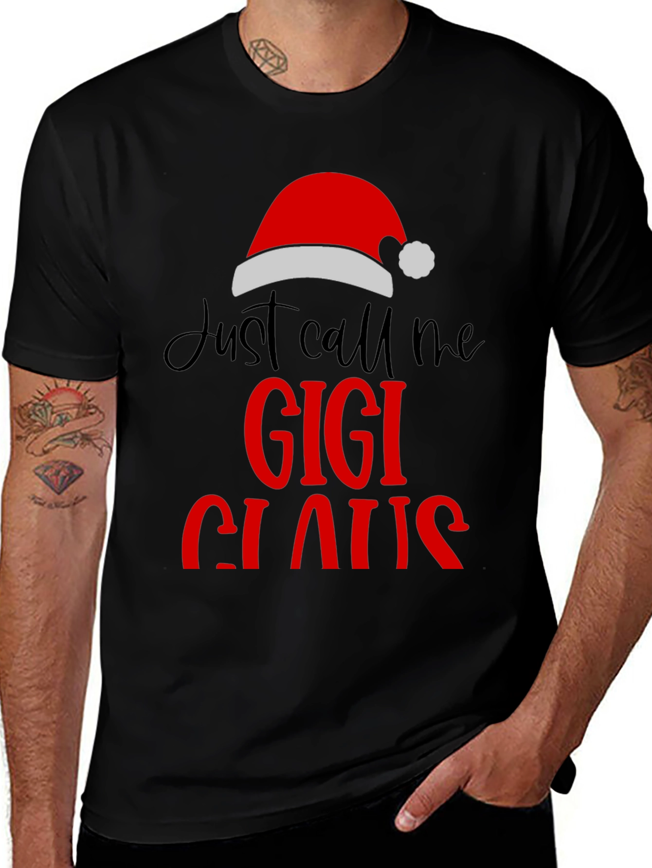 Just Call Me Gigi Claus Christmas T-Shirt