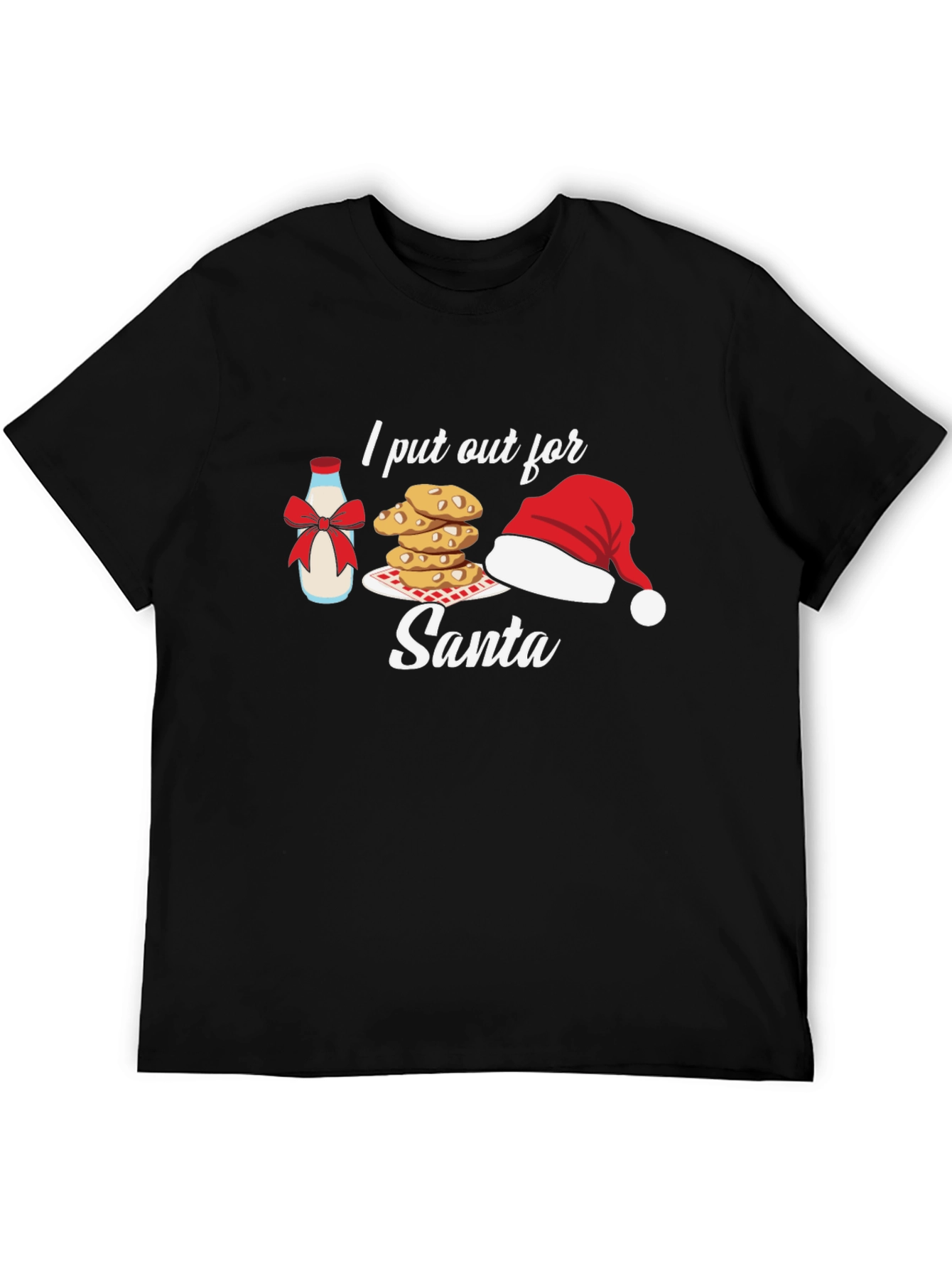 I Put Out for Santa T-Shirt Christmas Holiday Tee