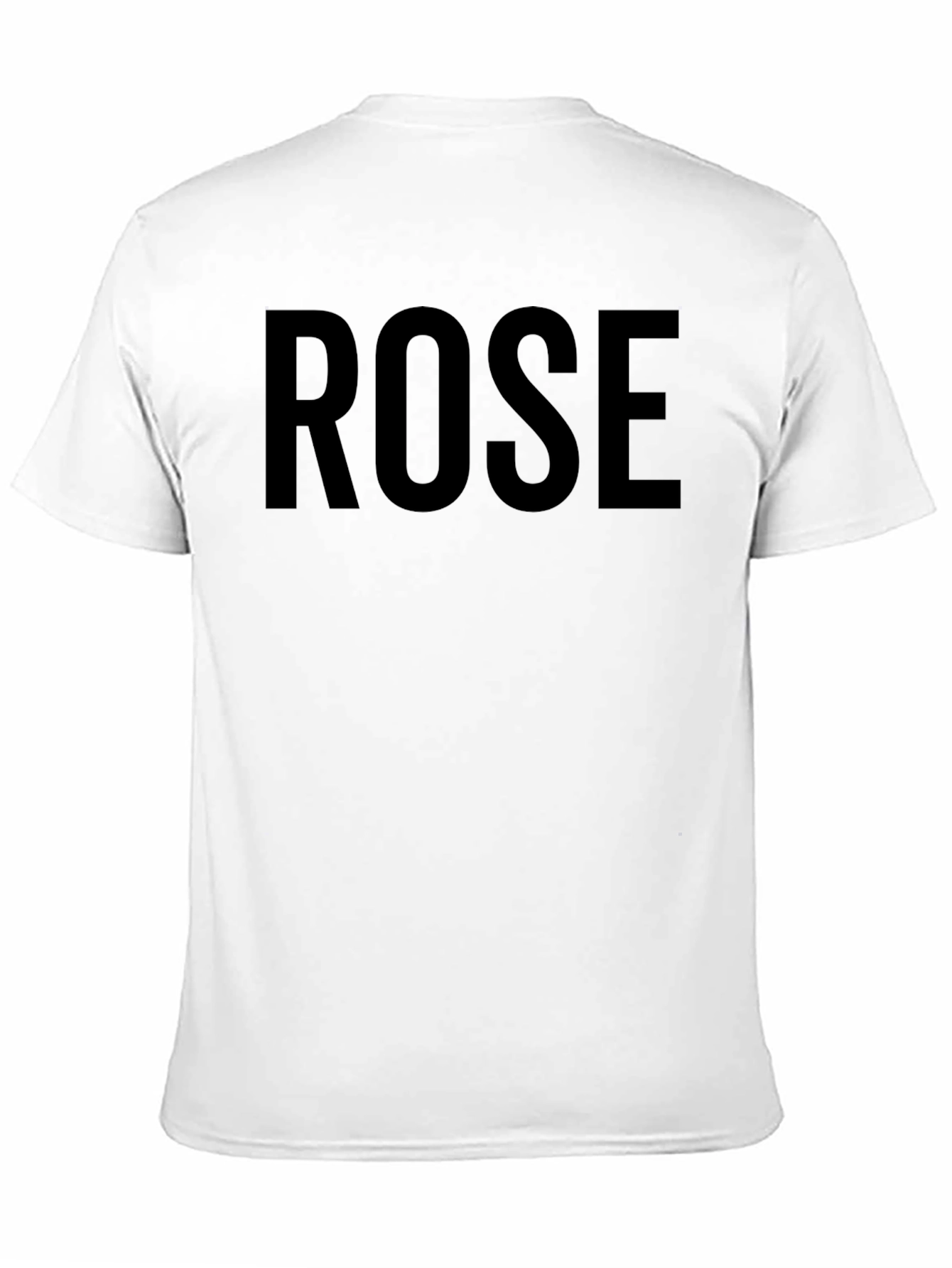 Mens Black ROSE Graphic Tee - Casual Style