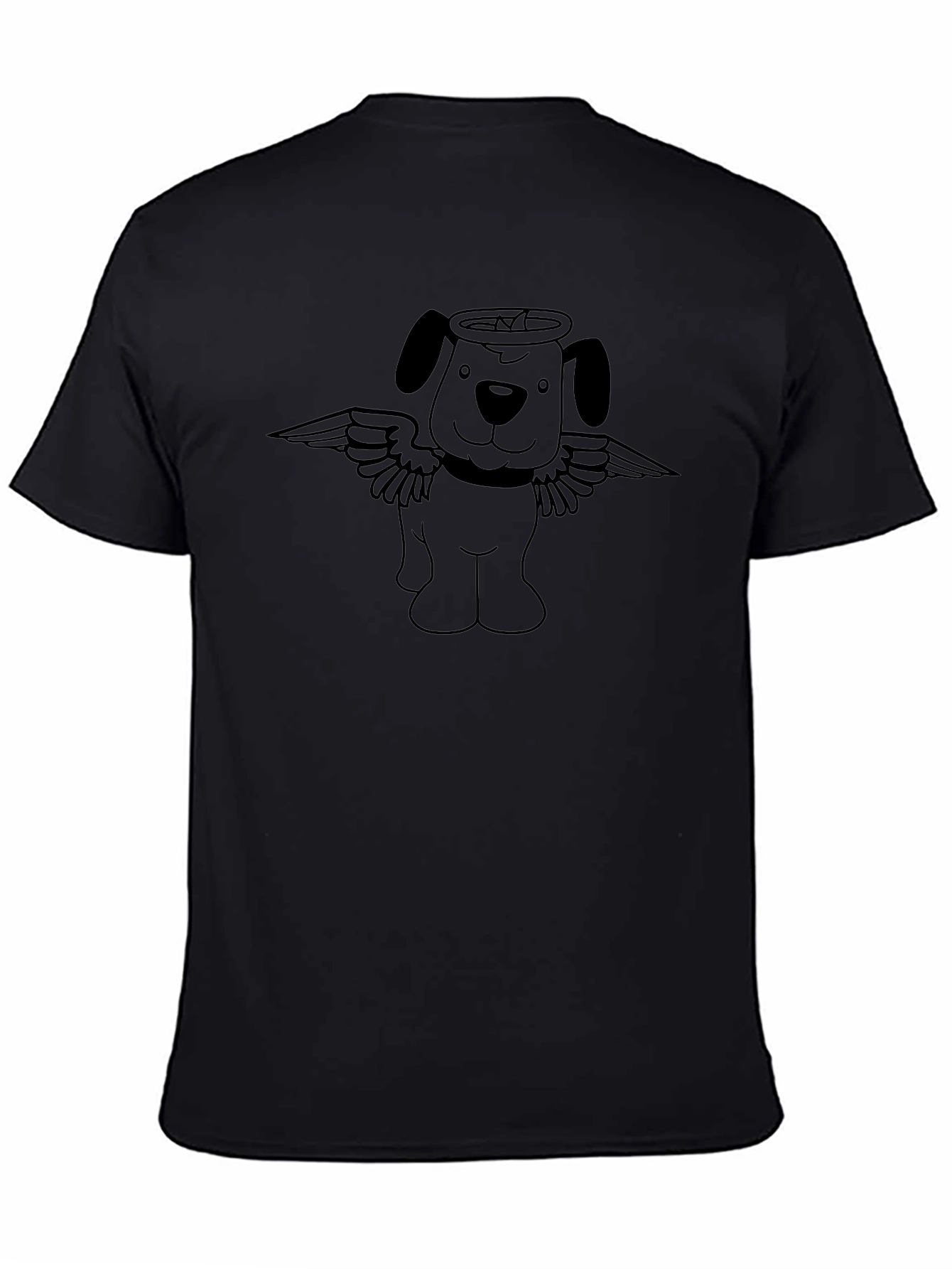 Angel Dog Graphic T-Shirt
