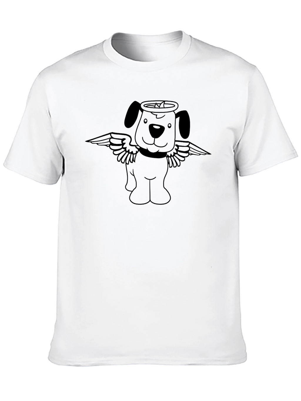 Angel Dog Graphic T-Shirt