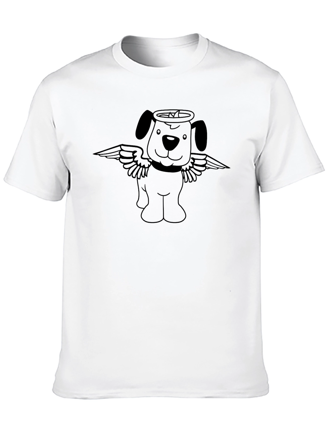 Angel Dog Graphic T-Shirt