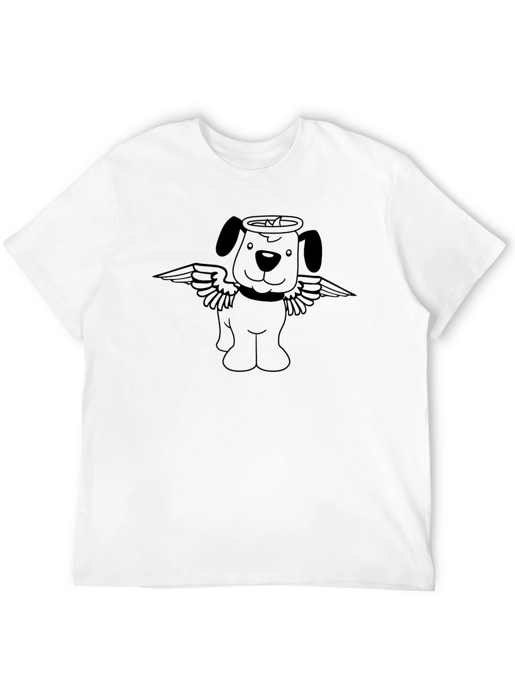 Angel Dog Graphic T-Shirt