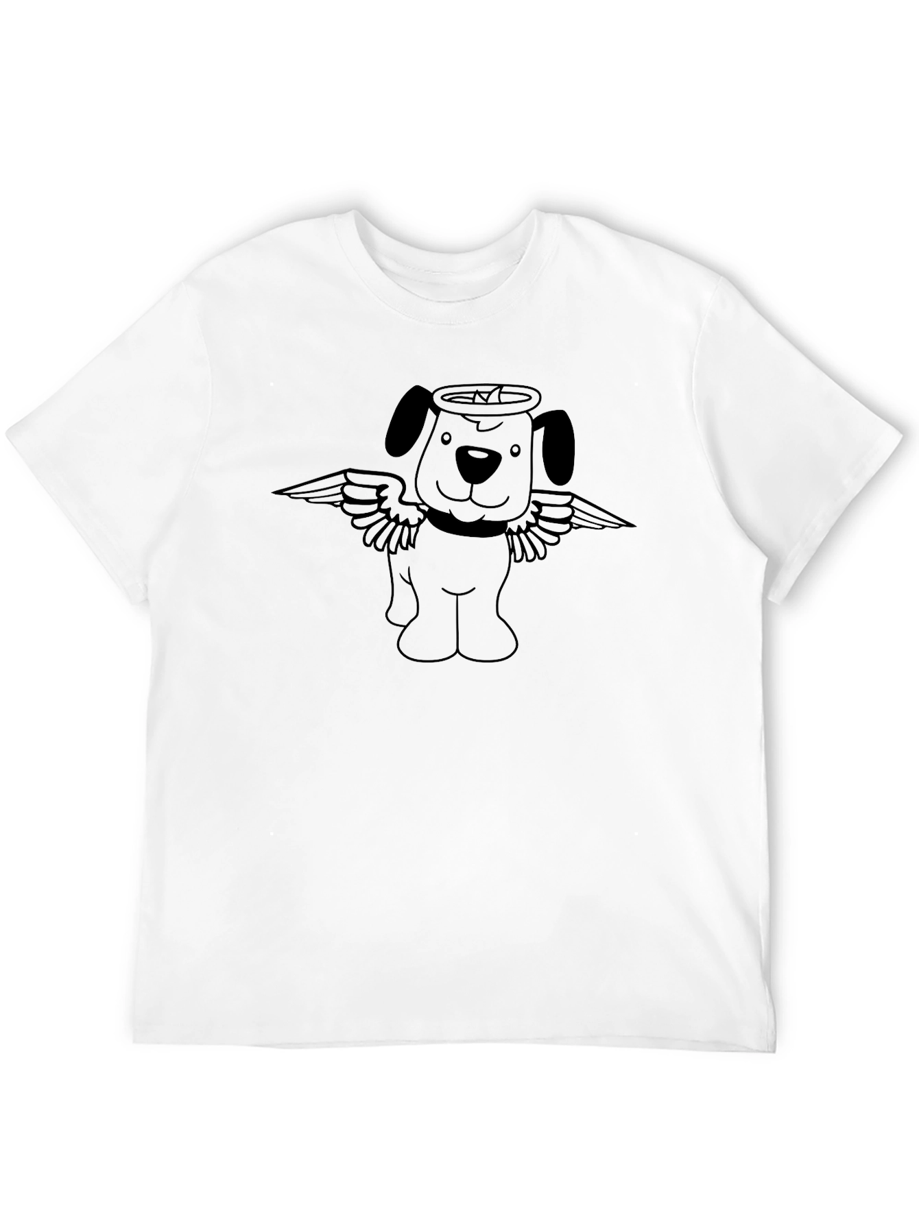 Angel Dog Graphic T-Shirt