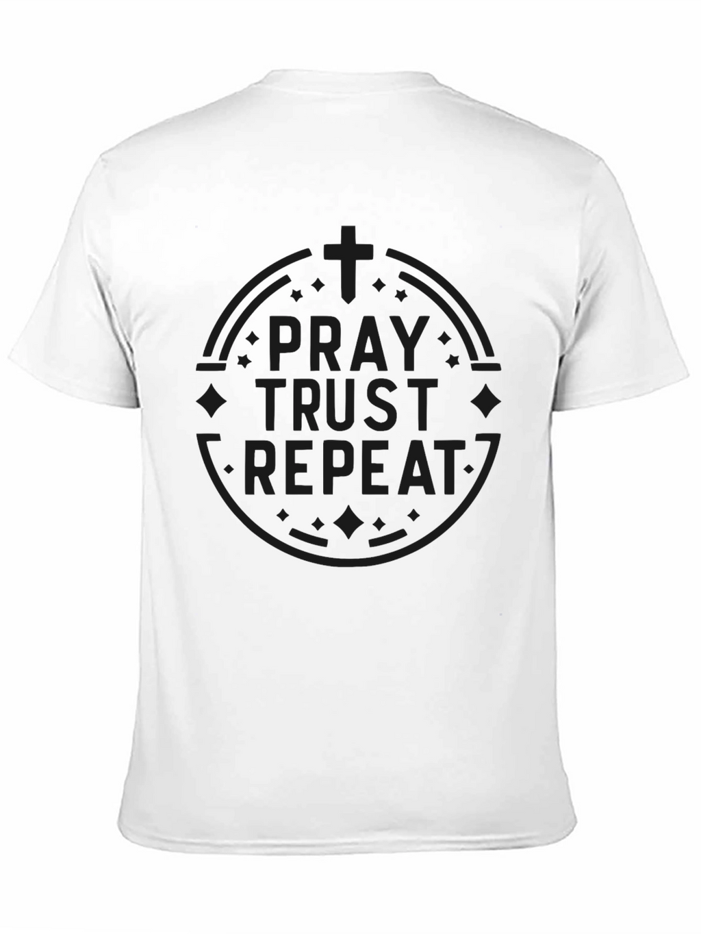 Pray Trust Repeat Graphic Tee