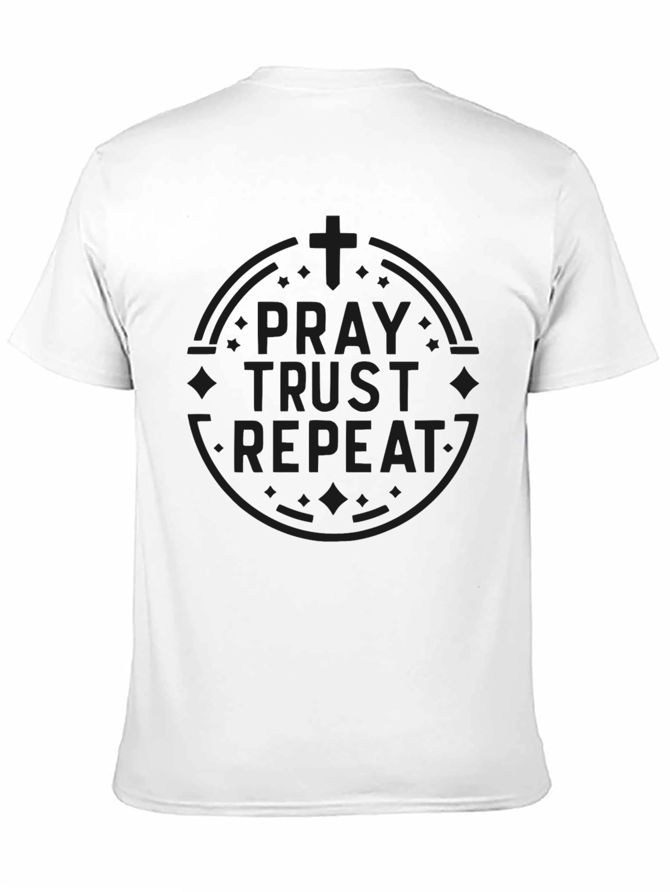 Pray Trust Repeat Graphic Tee
