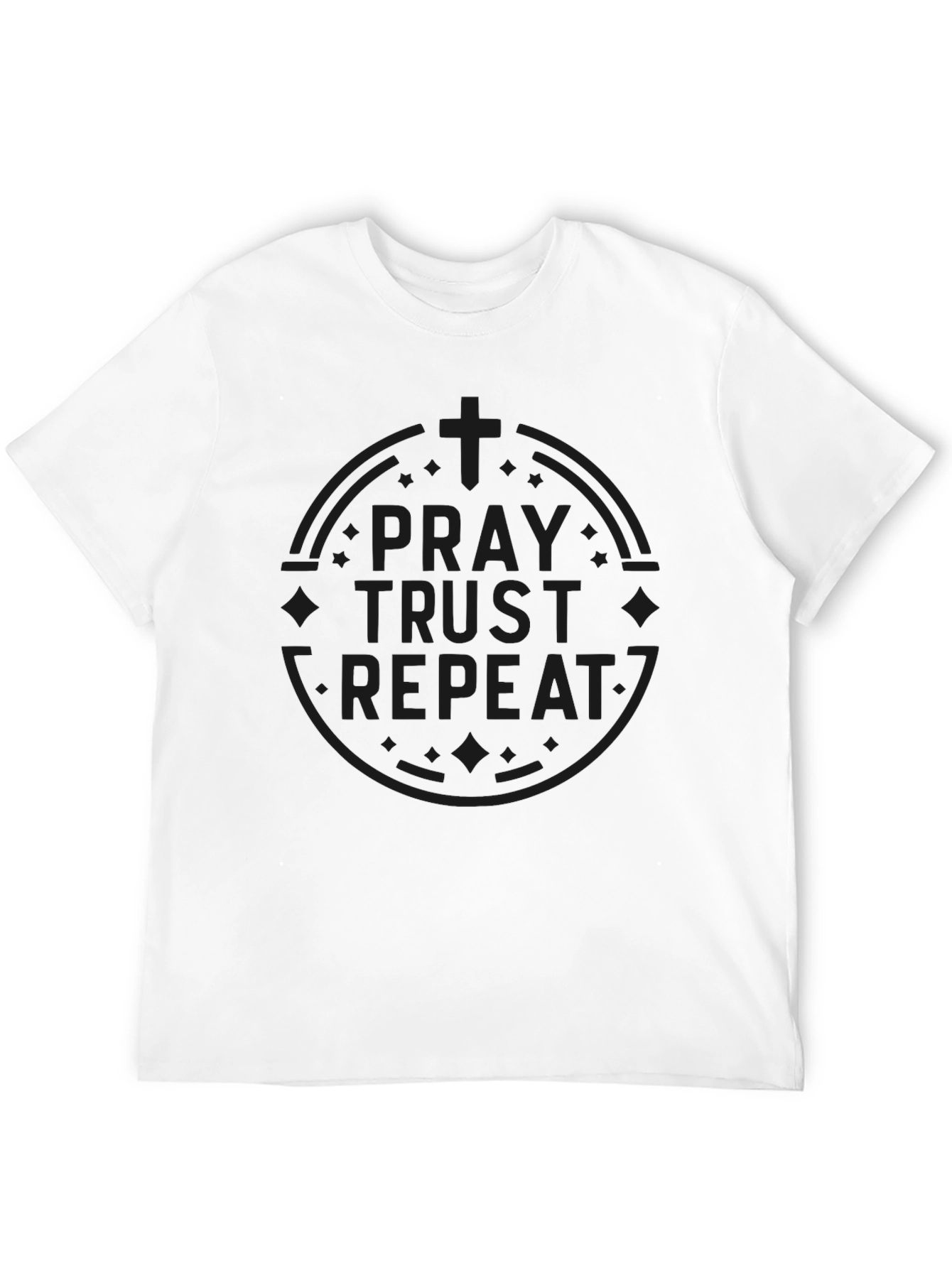Pray Trust Repeat Graphic Tee