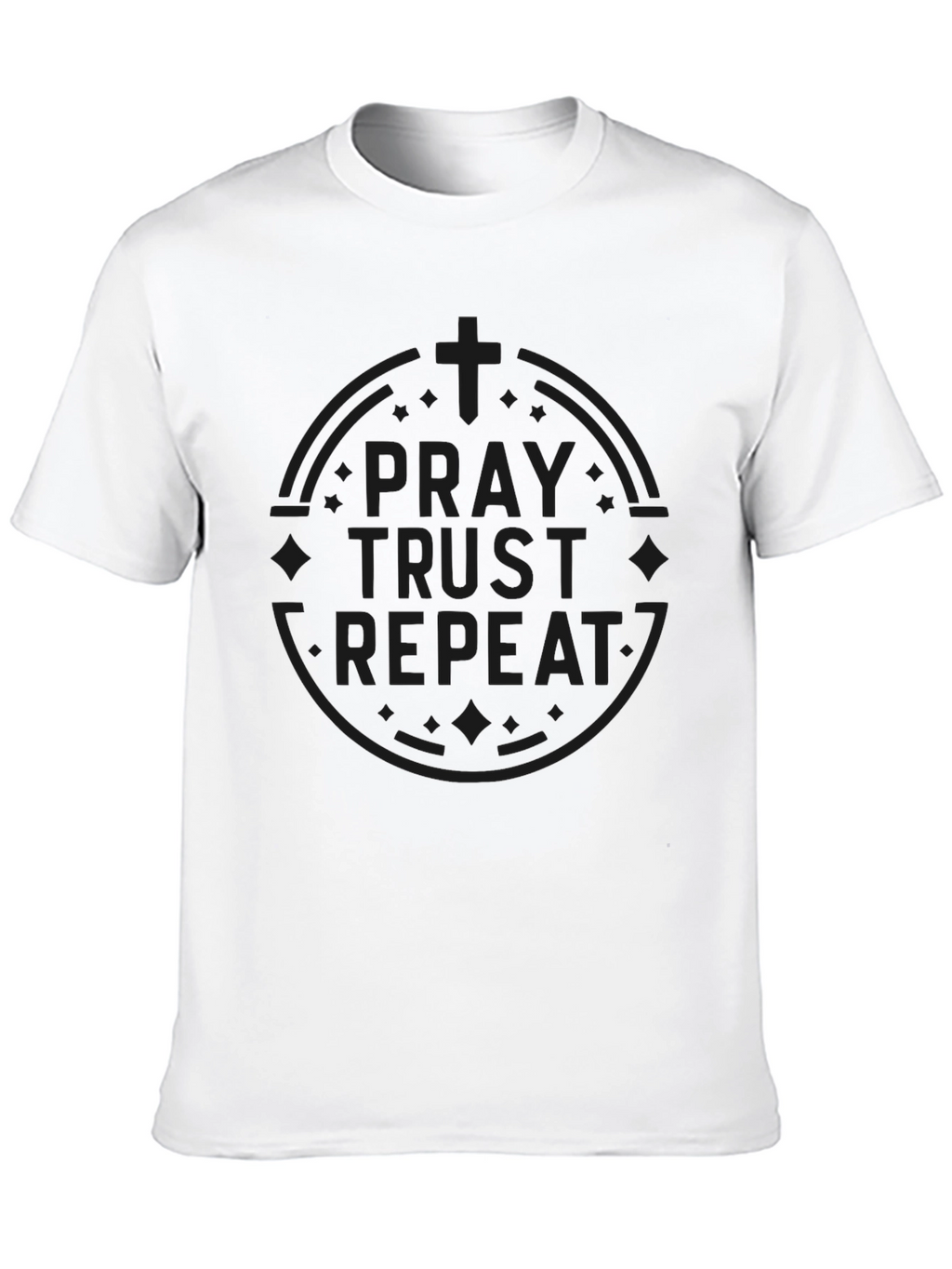 Pray Trust Repeat Graphic Tee