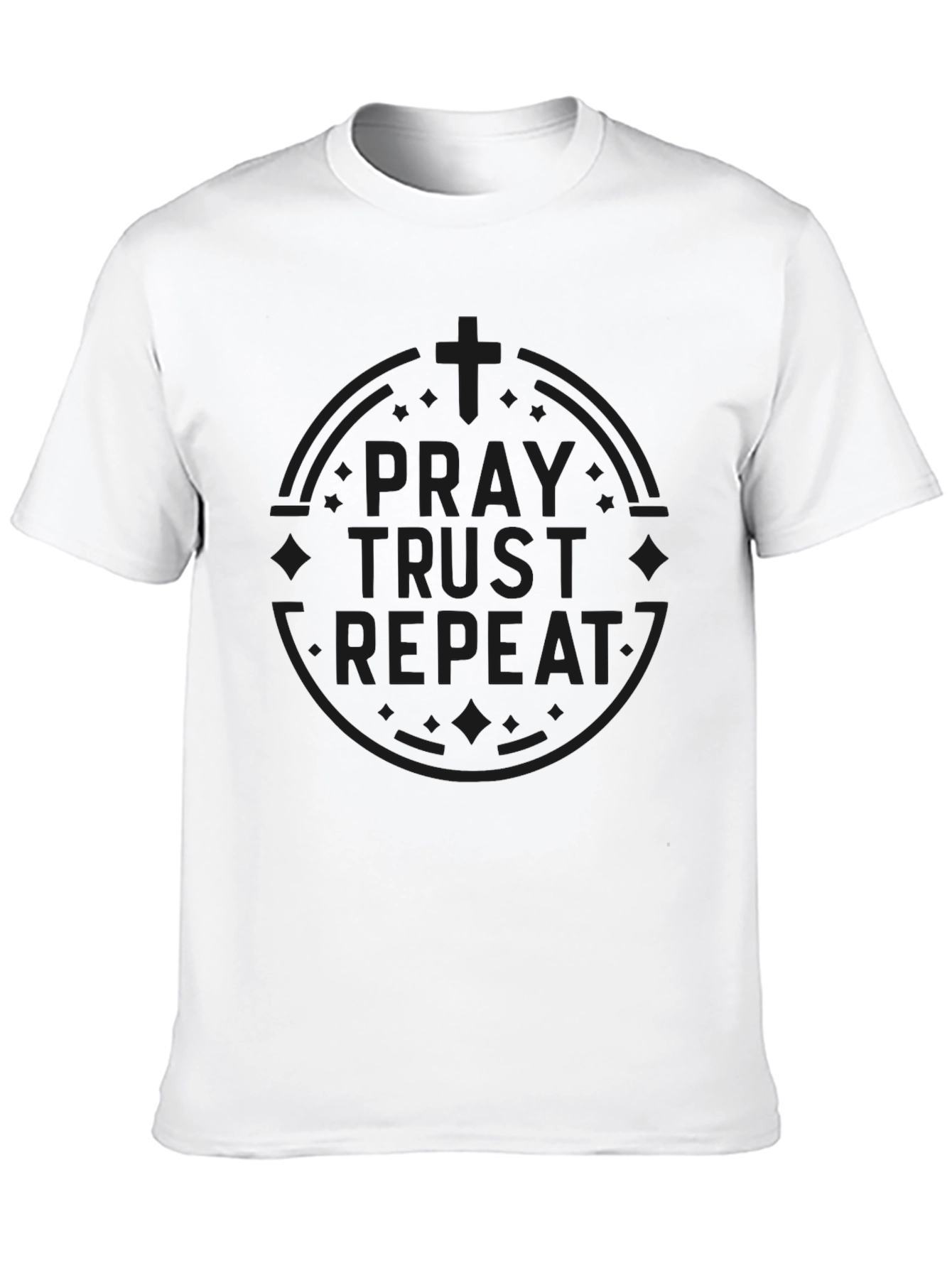 Pray Trust Repeat Graphic Tee