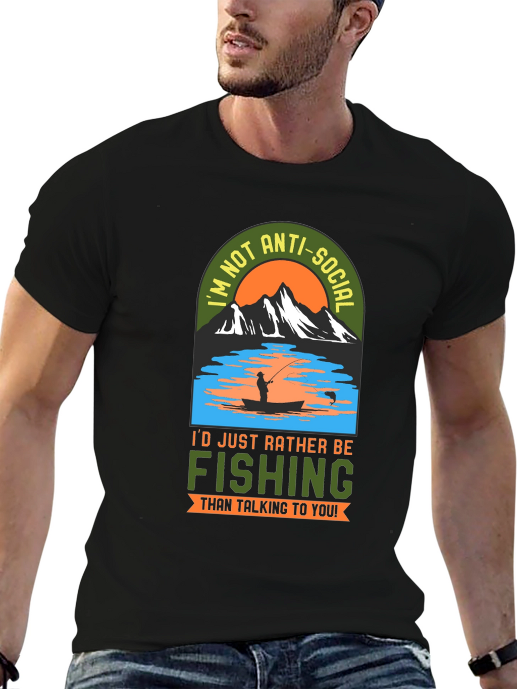 Anti-Social Fishing T-Shirt