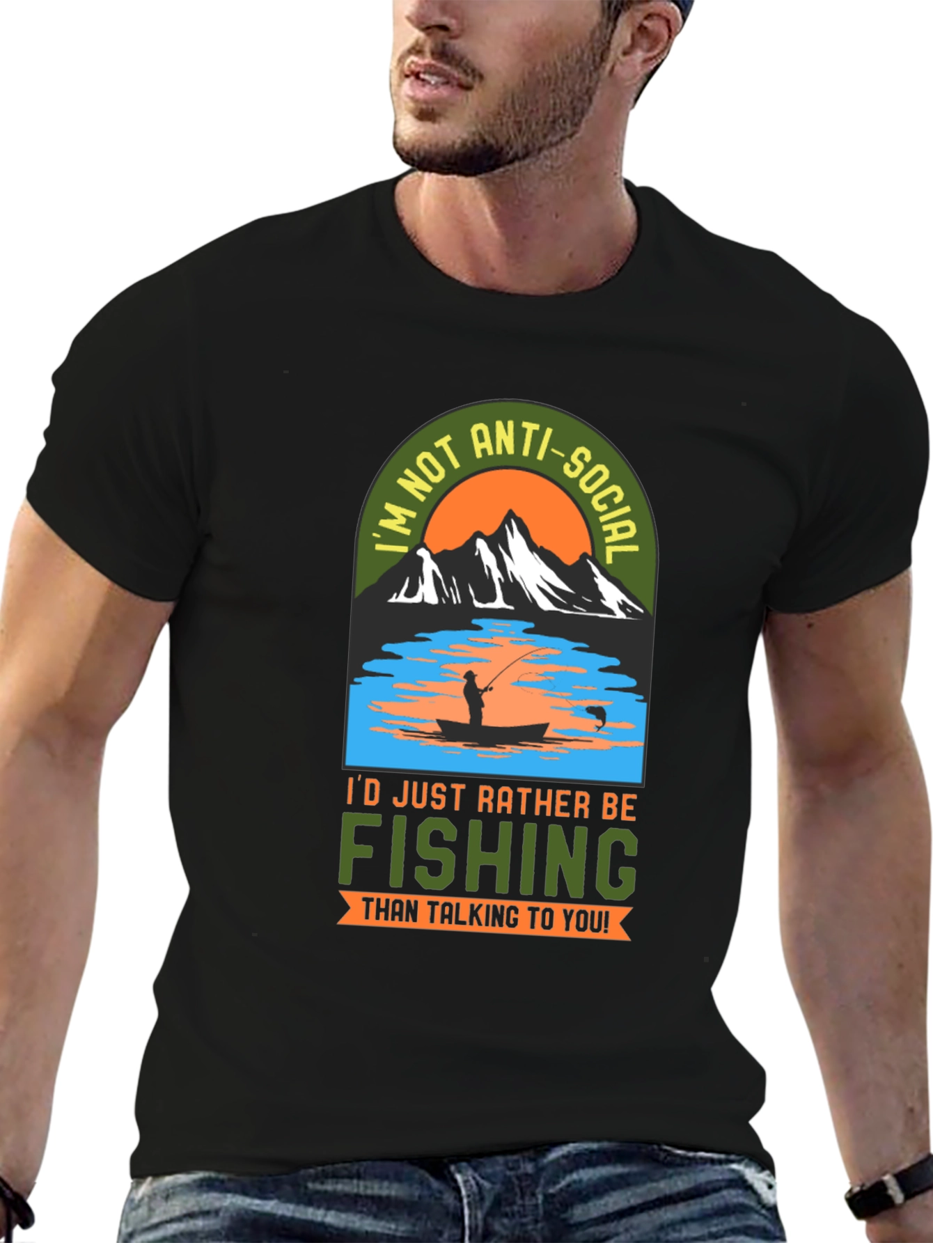 Anti-Social Fishing T-Shirt