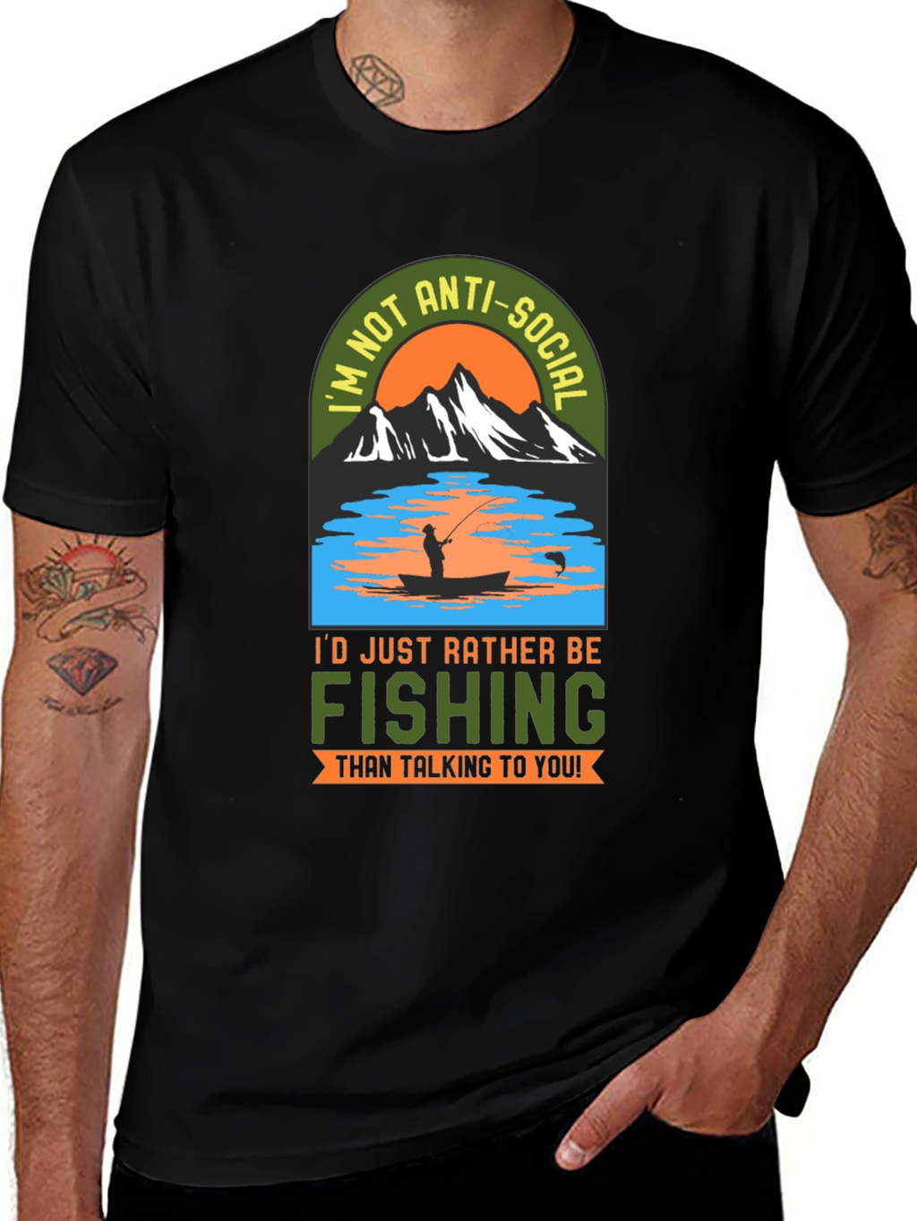 Anti-Social Fishing T-Shirt