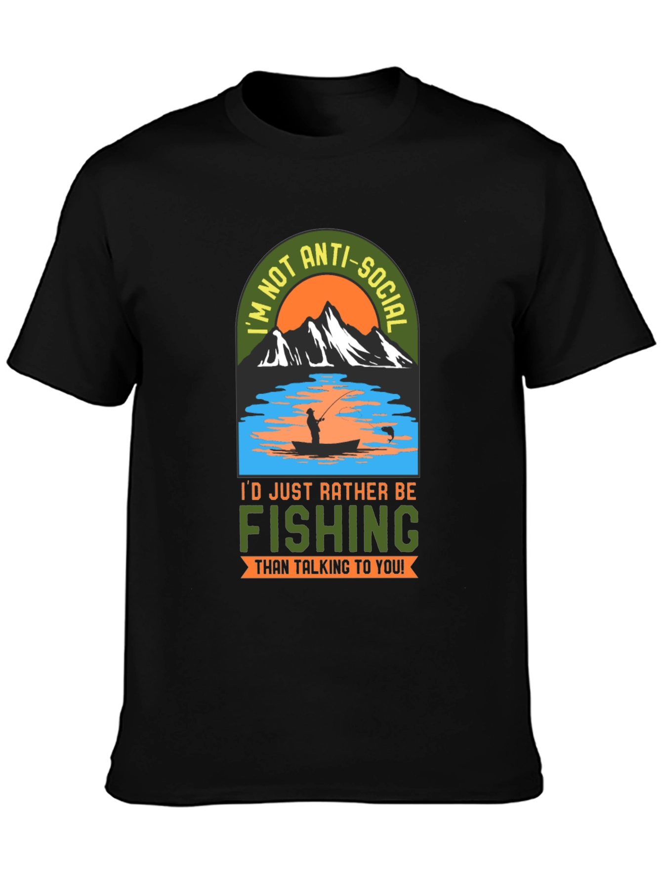 Anti-Social Fishing T-Shirt