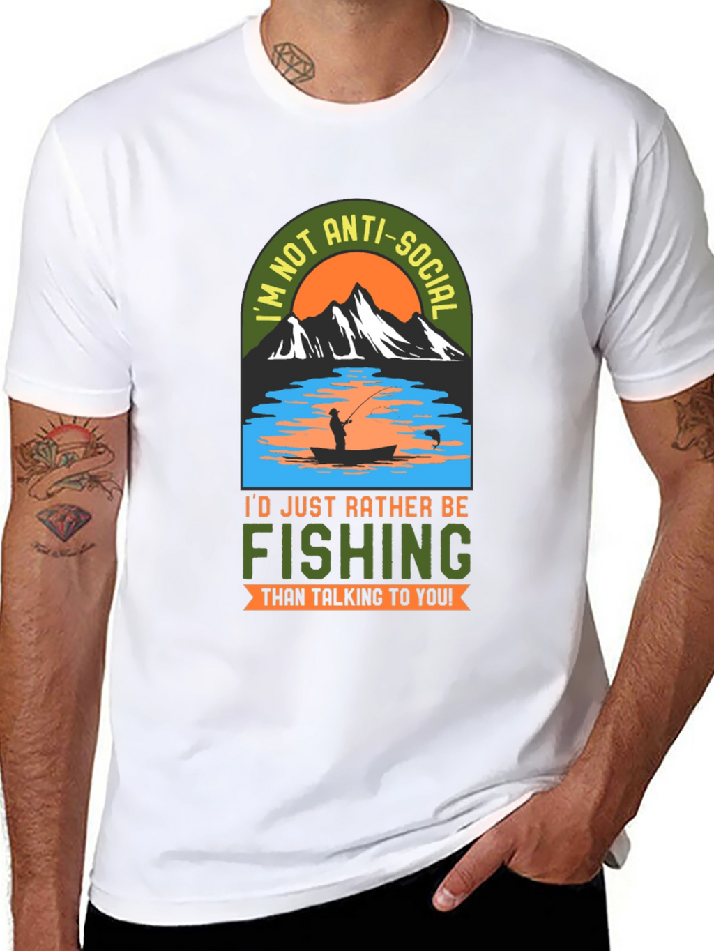 Anti-Social Fishing T-Shirt