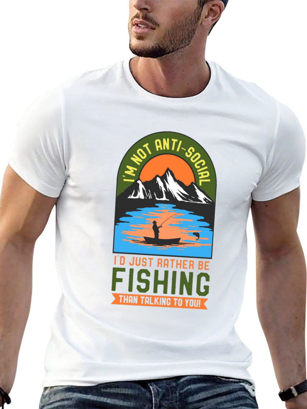 Anti-Social Fishing T-Shirt