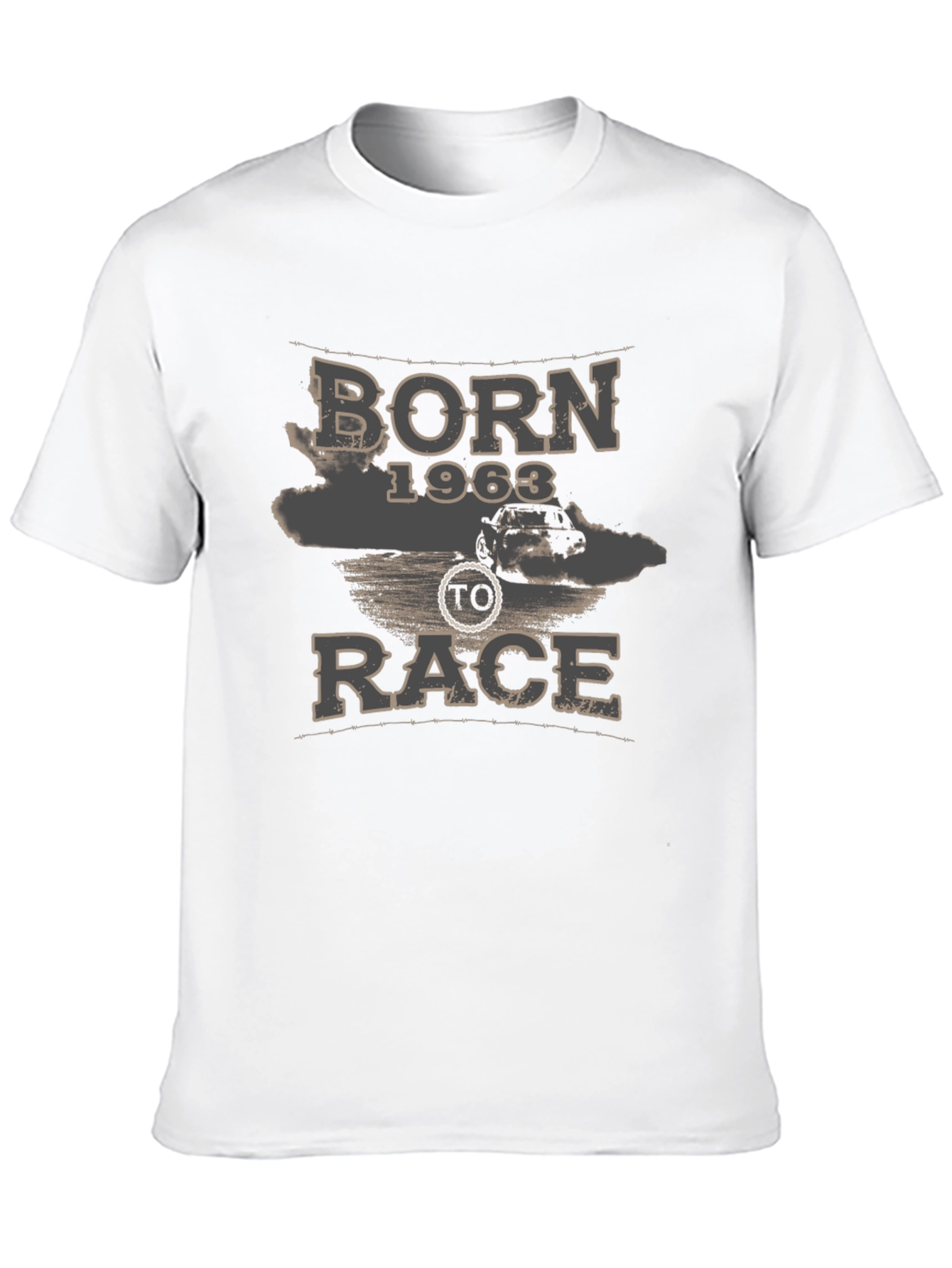 Born 1963 to Race Graphic Tee - Black
