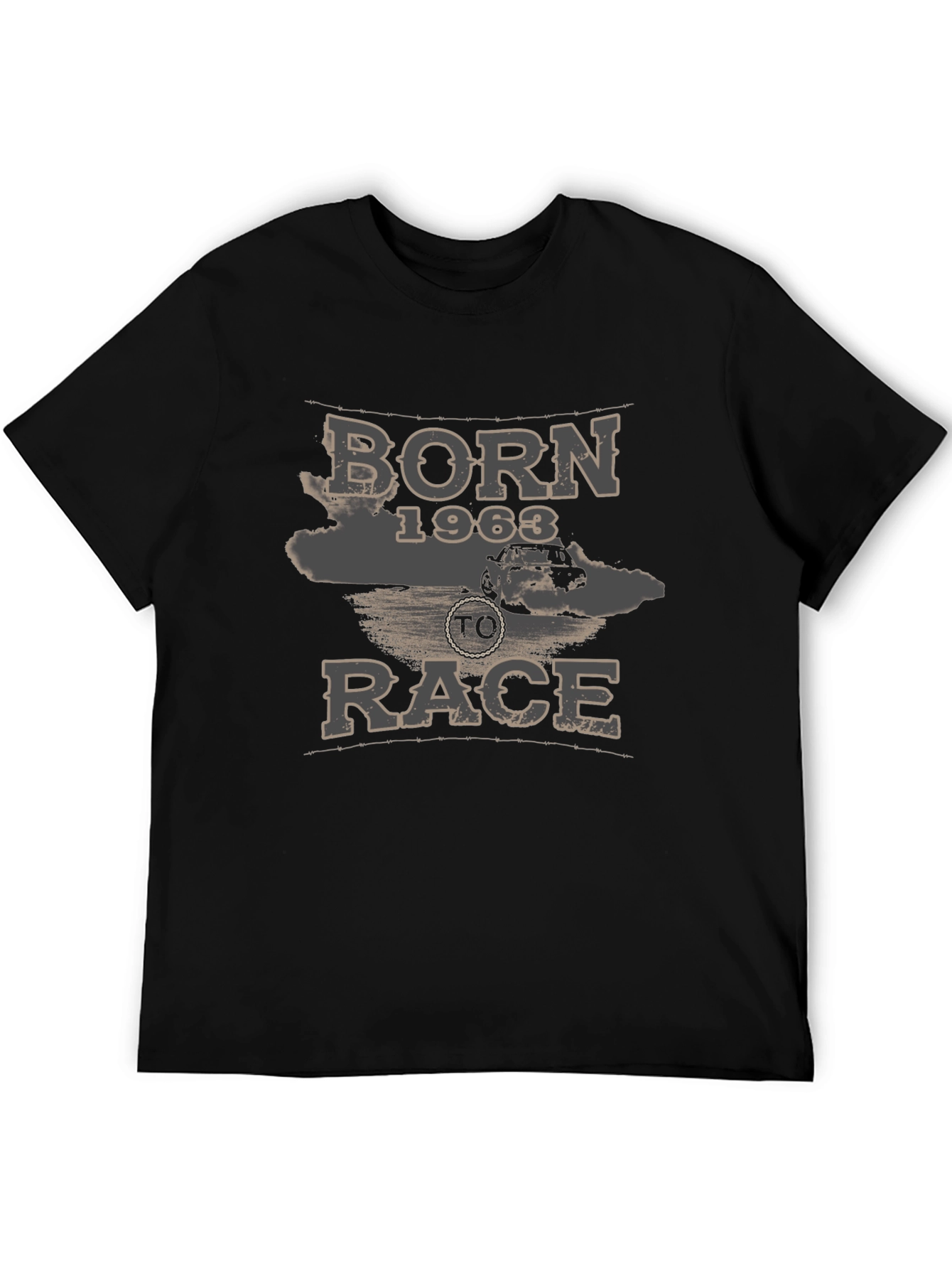Born 1963 to Race Graphic Tee - Black