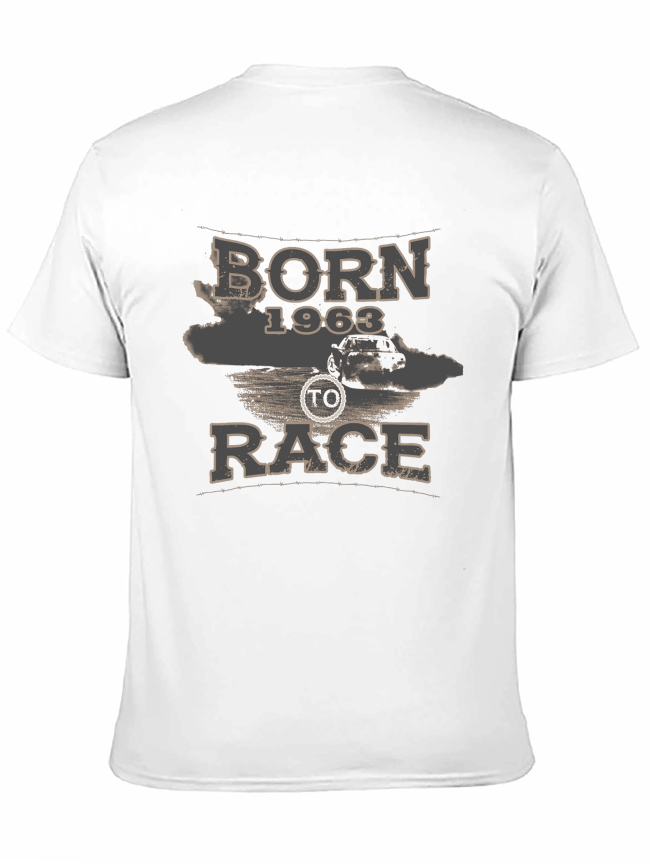 Born 1963 to Race Graphic Tee - Black