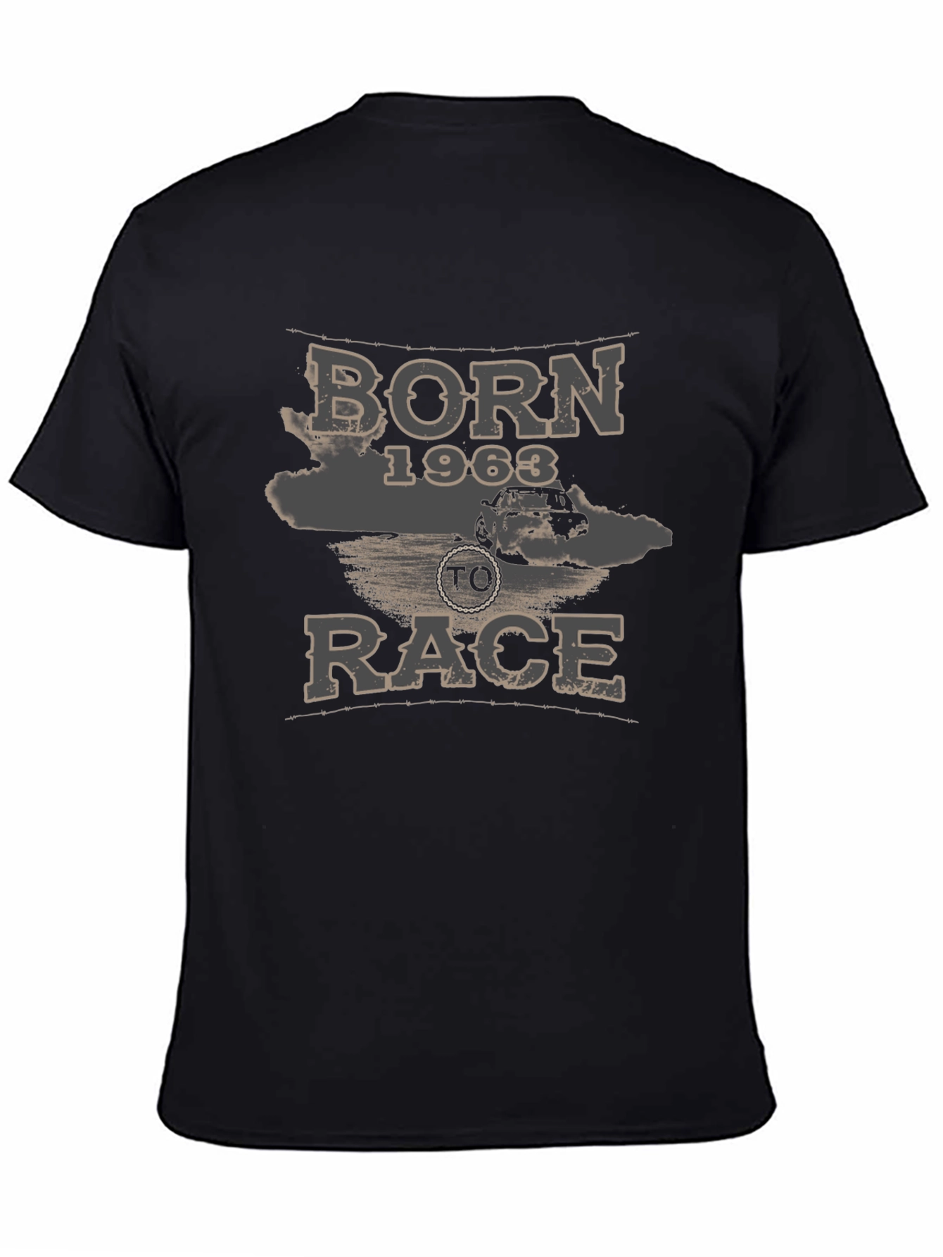 Born 1963 to Race Graphic Tee - Black