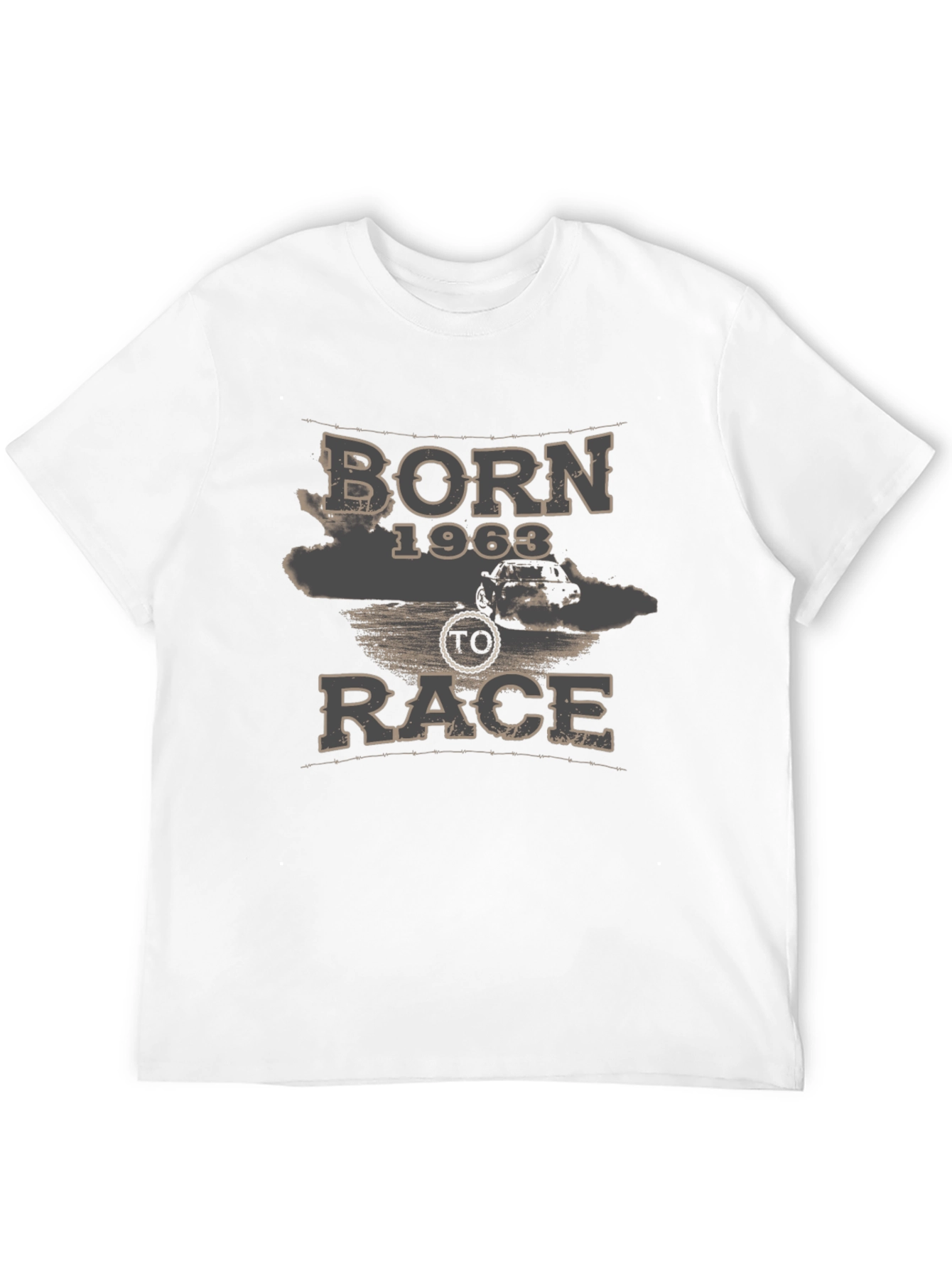 Born 1963 to Race Graphic Tee - Black