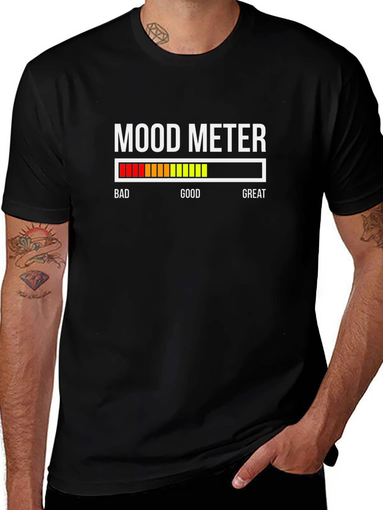 Mood Meter T-Shirt - Funny Sarcastic Tee
