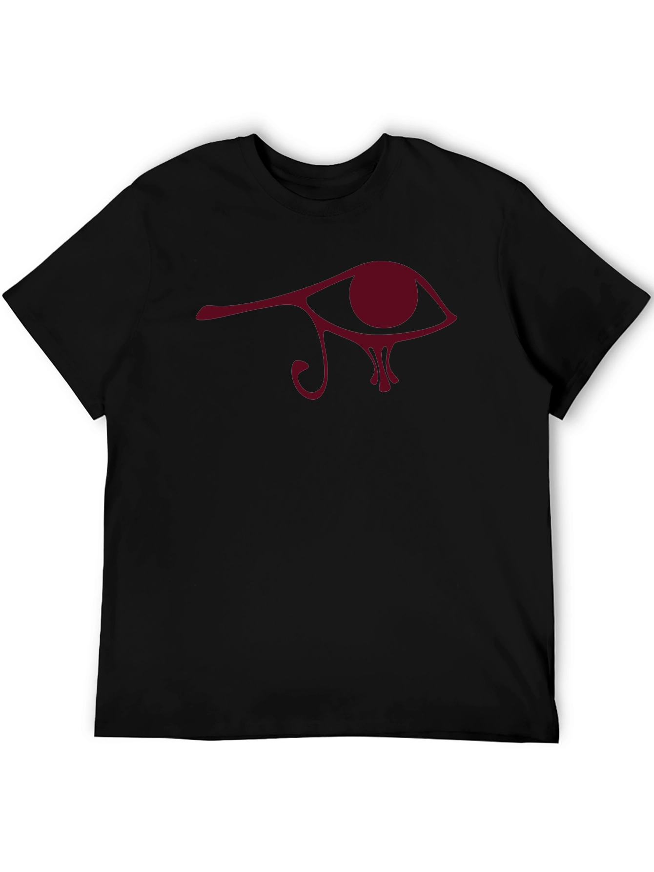 Eye of Horus Graphic Tee - Black Cotton Comfort