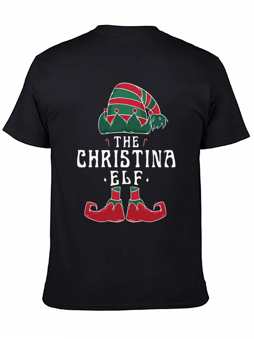 The Christina Elf Christmas Graphic T-Shirt