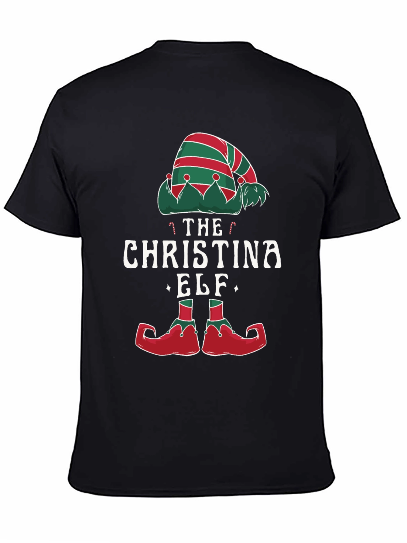 The Christina Elf Christmas Graphic T-Shirt