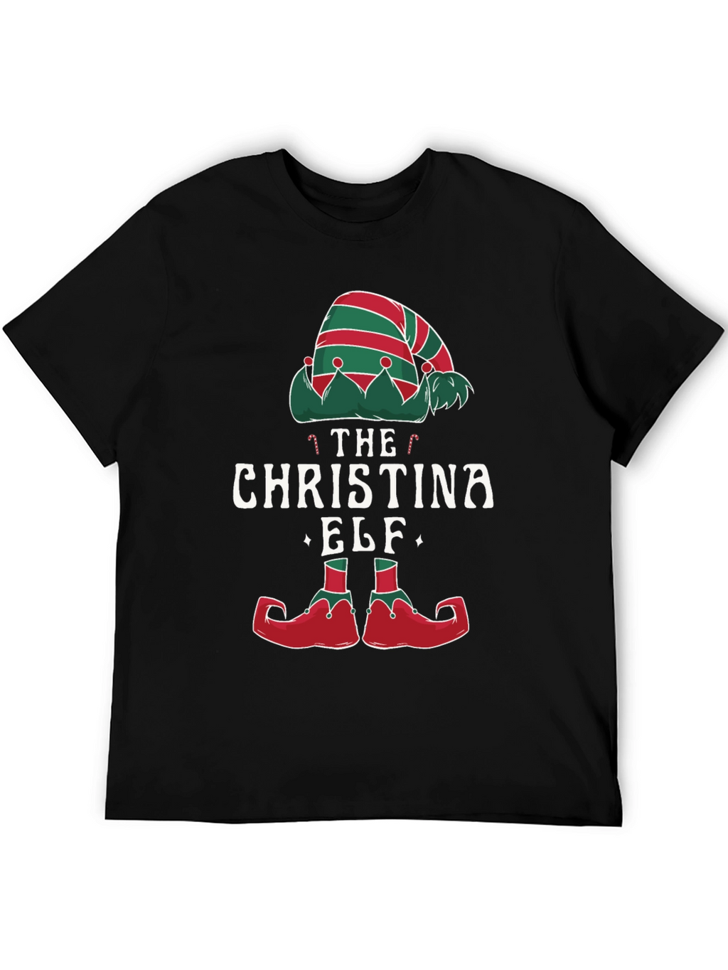 The Christina Elf Christmas Graphic T-Shirt