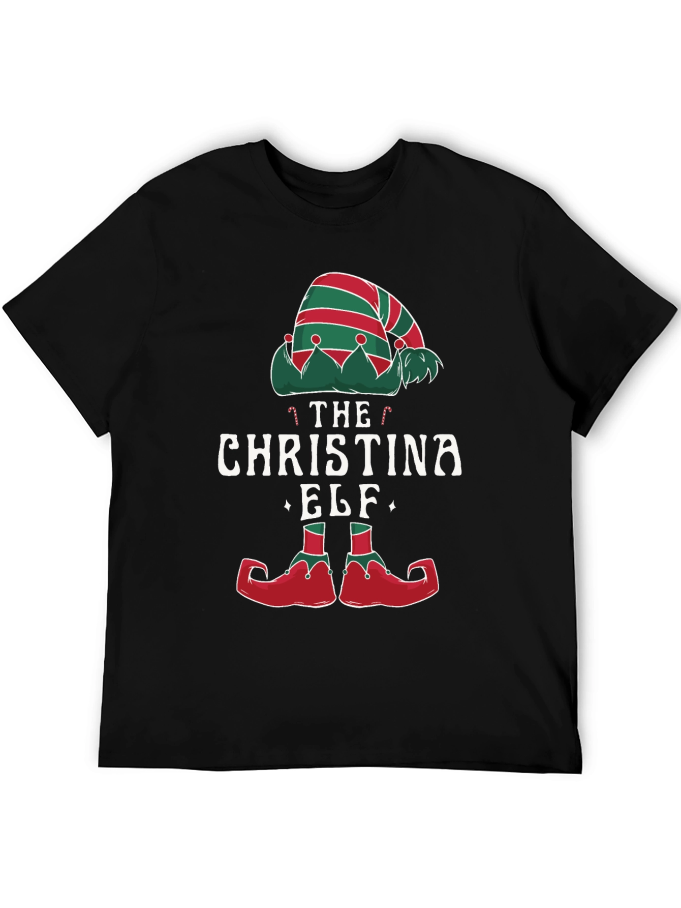 The Christina Elf Christmas Graphic T-Shirt