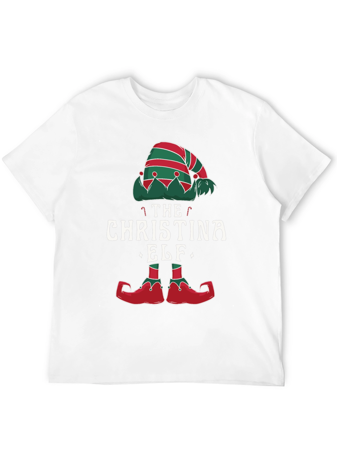 The Christina Elf Christmas Graphic T-Shirt