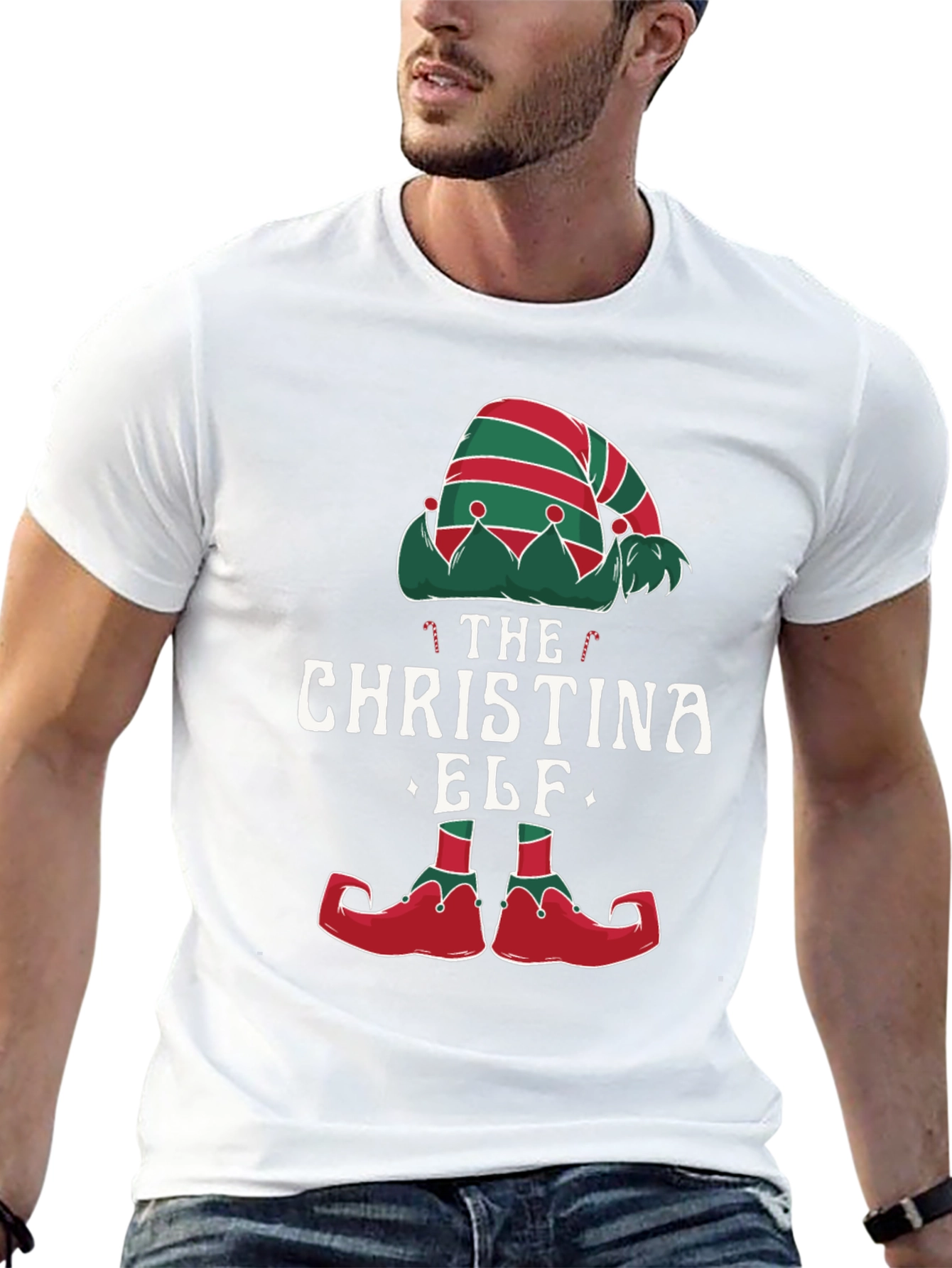 The Christina Elf Christmas Graphic T-Shirt