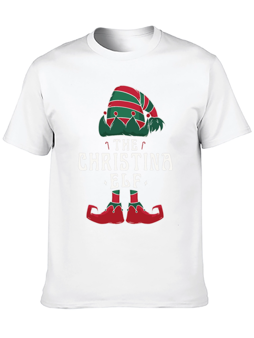 The Christina Elf Christmas Graphic T-Shirt