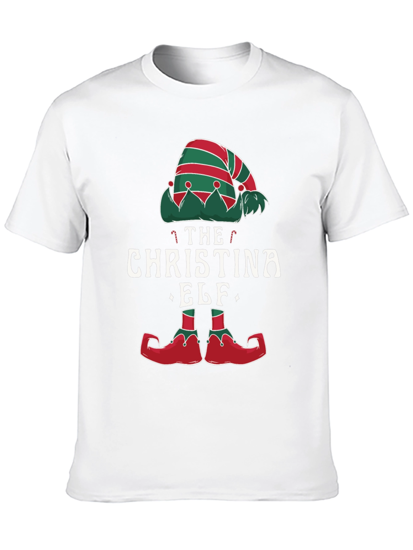 The Christina Elf Christmas Graphic T-Shirt