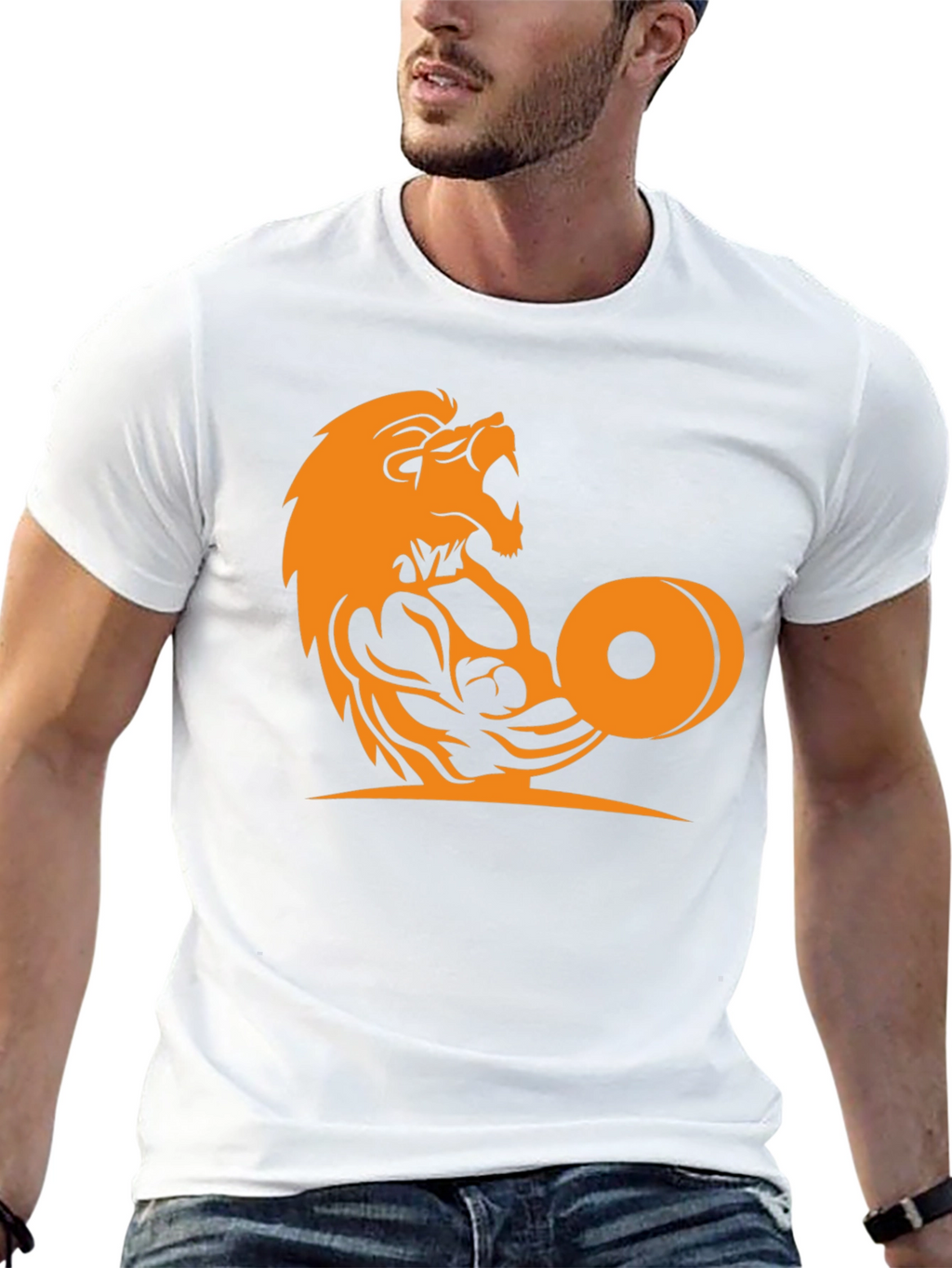 Lion Gym Graphic Tee - Unleash Your Inner Beast