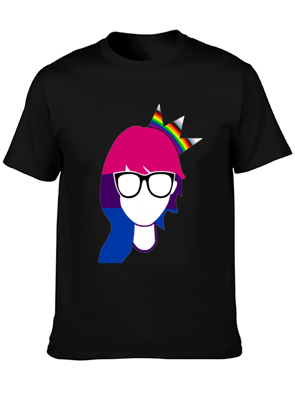 Bisexual Pride Woman Crown T-Shirt