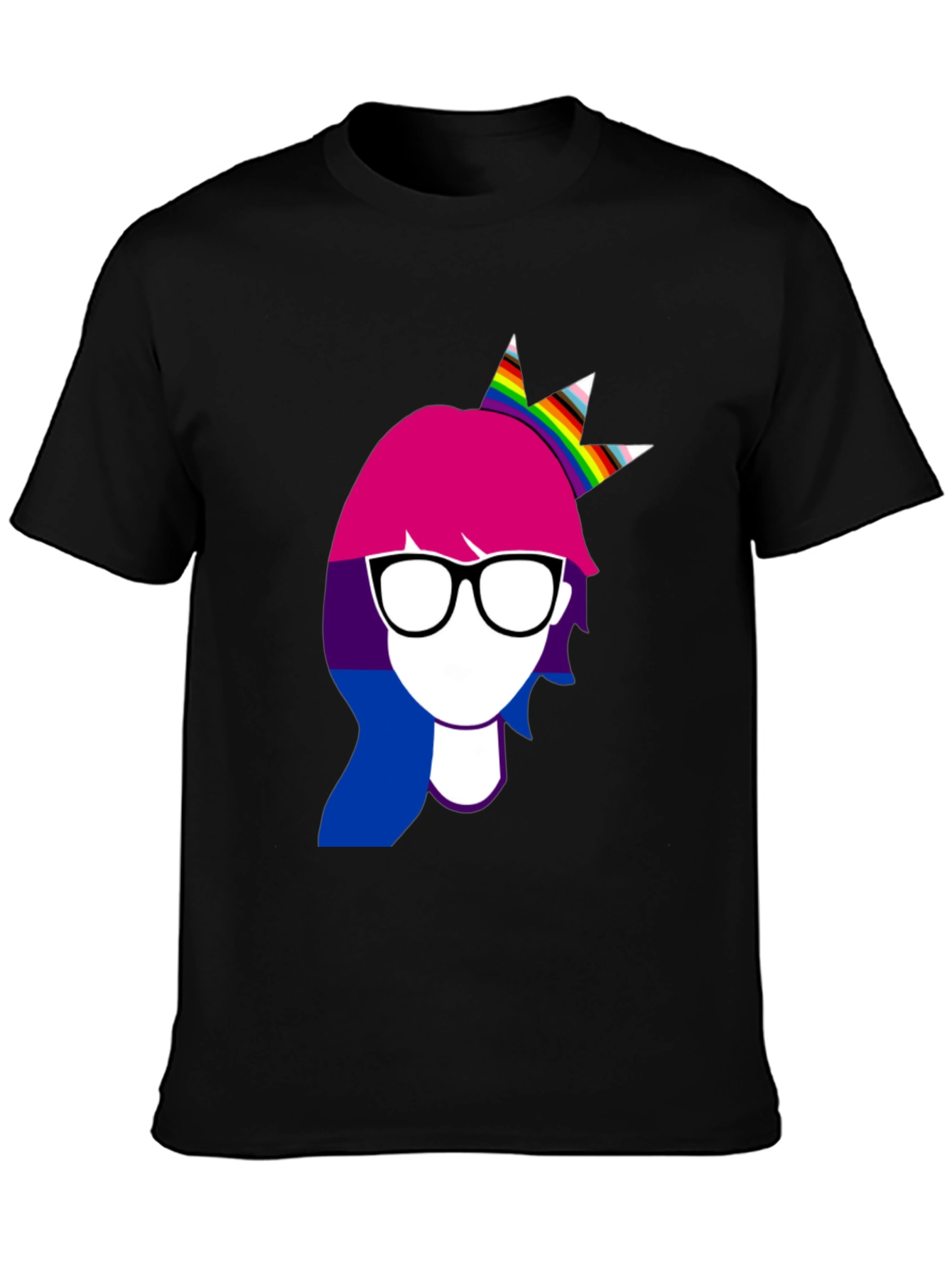 Bisexual Pride Woman Crown T-Shirt