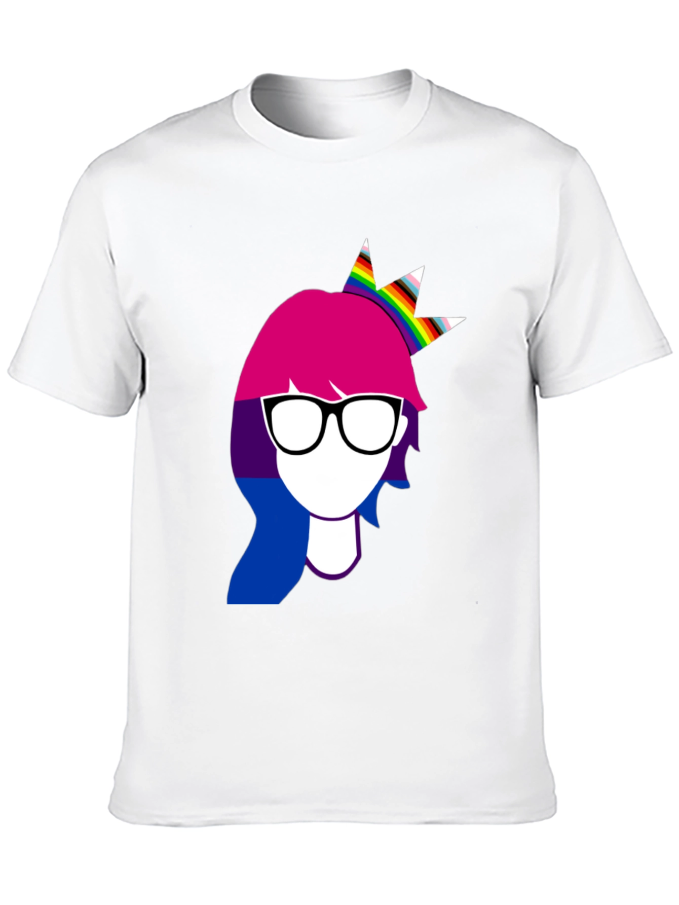 Bisexual Pride Woman Crown T-Shirt