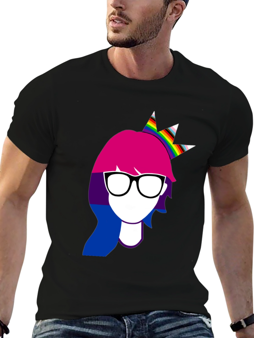 Bisexual Pride Woman Crown T-Shirt