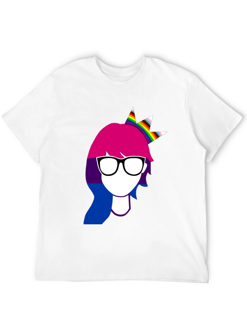 Bisexual Pride Woman Crown T-Shirt