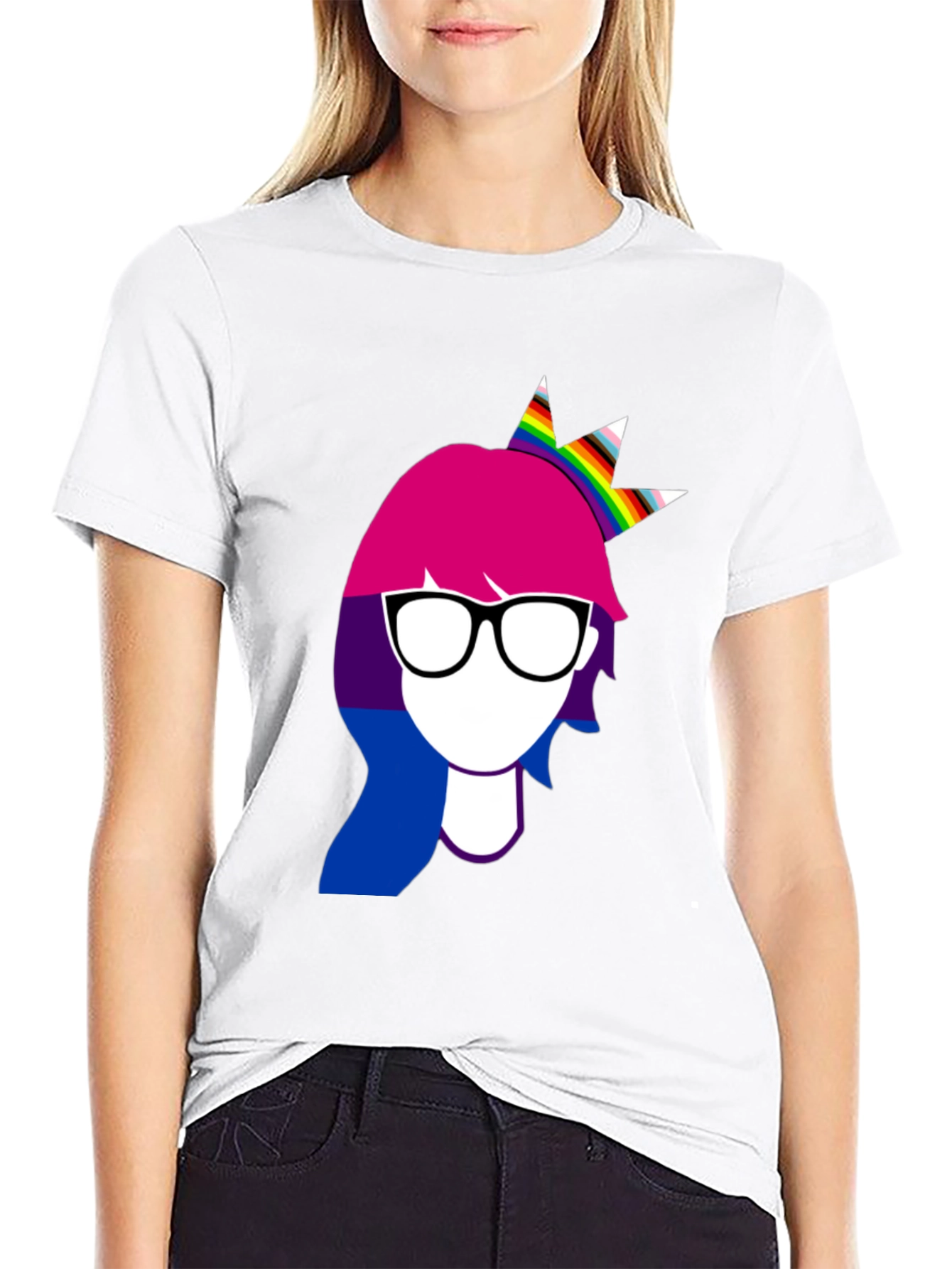 Bisexual Pride Woman Crown T-Shirt