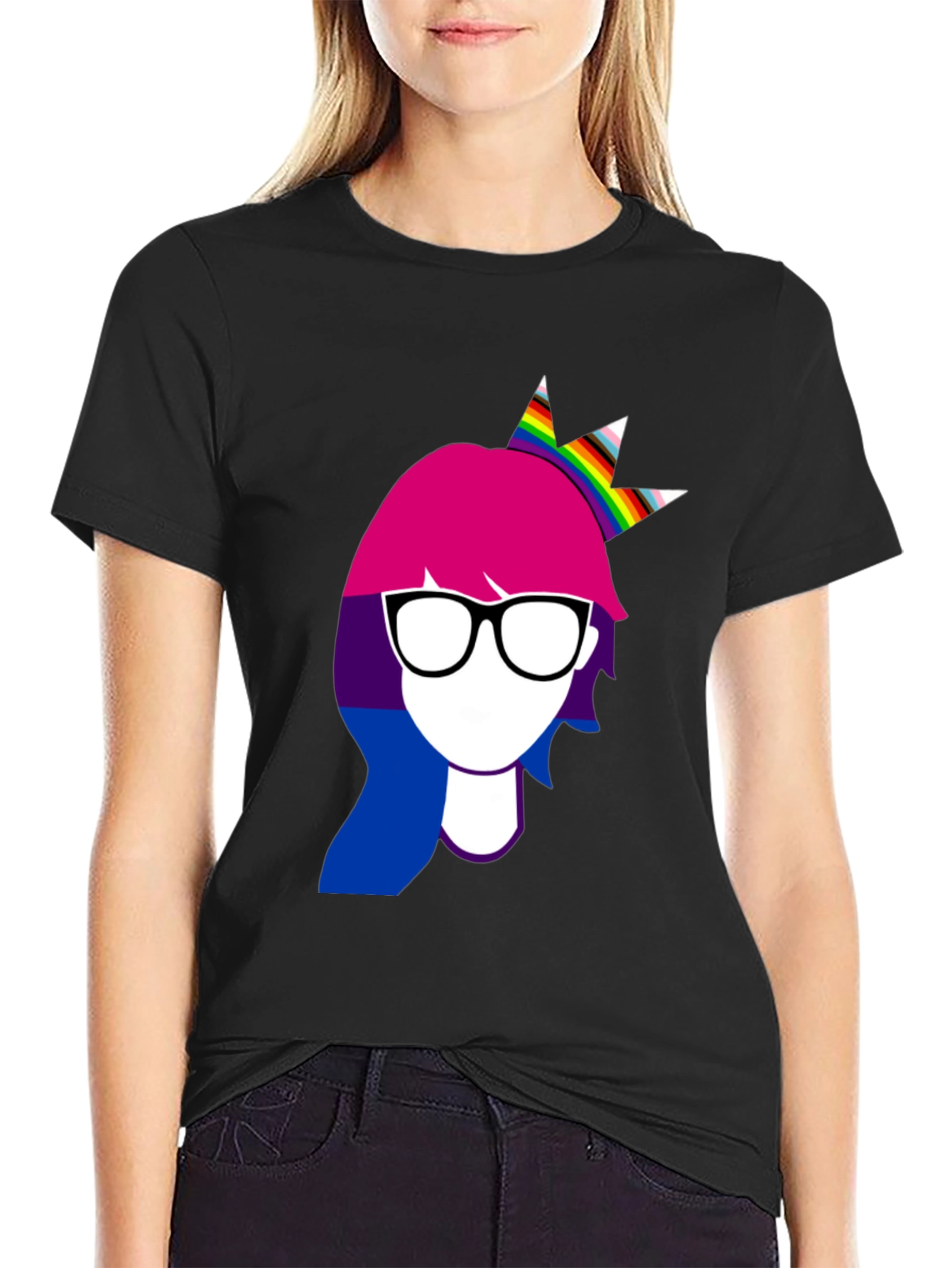 Bisexual Pride Woman Crown T-Shirt