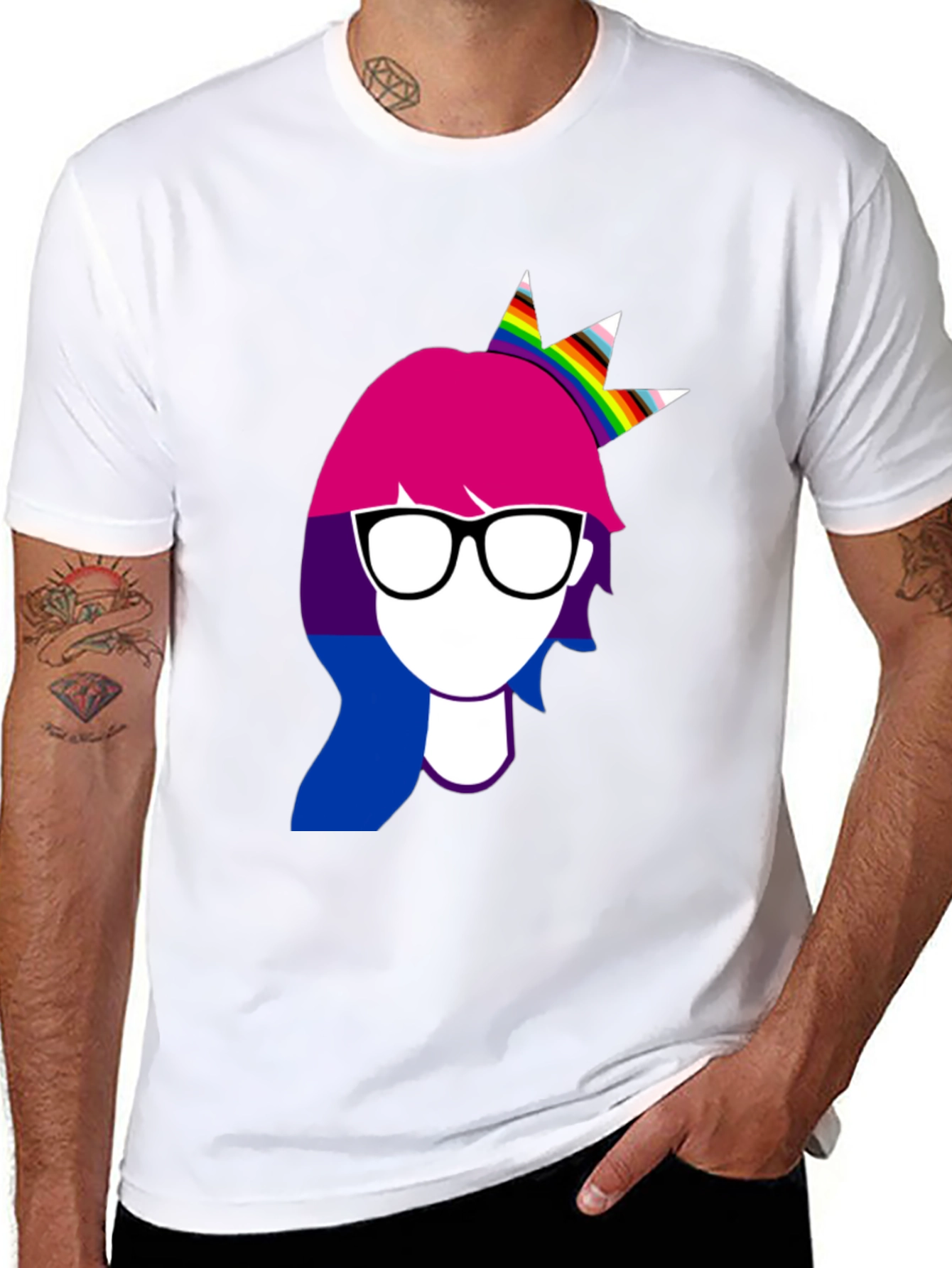 Bisexual Pride Woman Crown T-Shirt