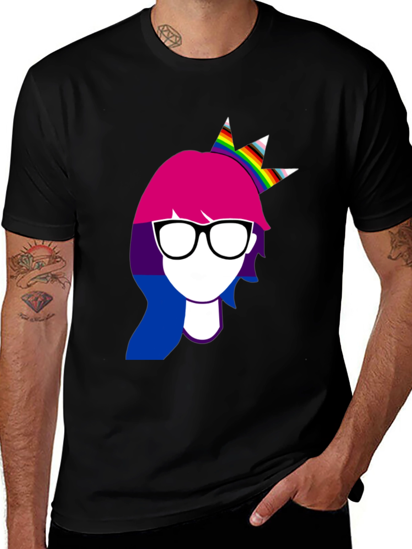 Bisexual Pride Woman Crown T-Shirt