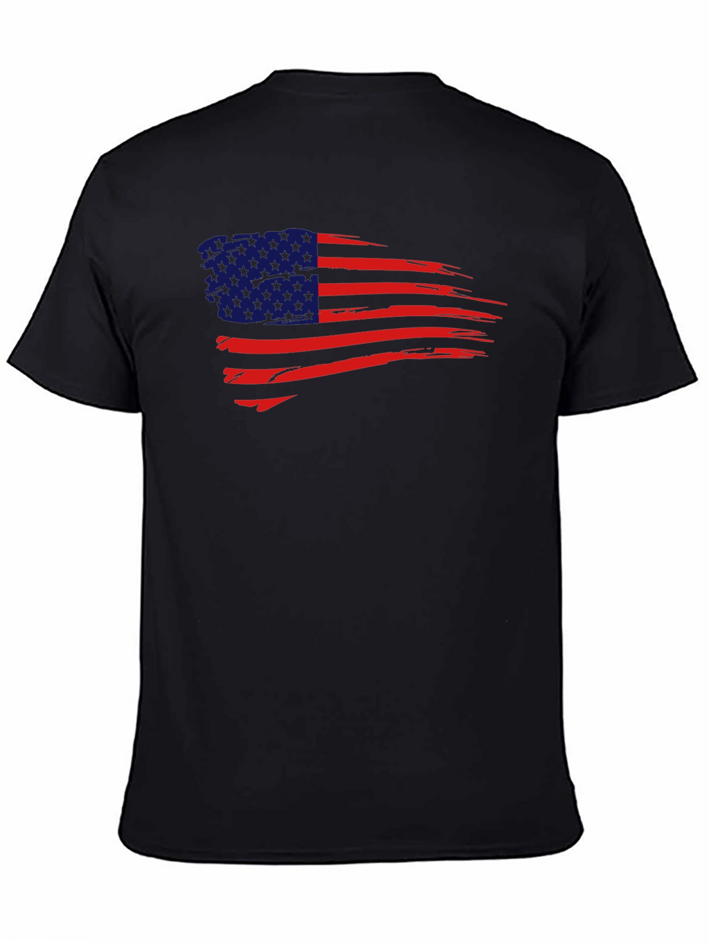 USA Flag Graphic Tee - Patriotic Mens T-Shirt