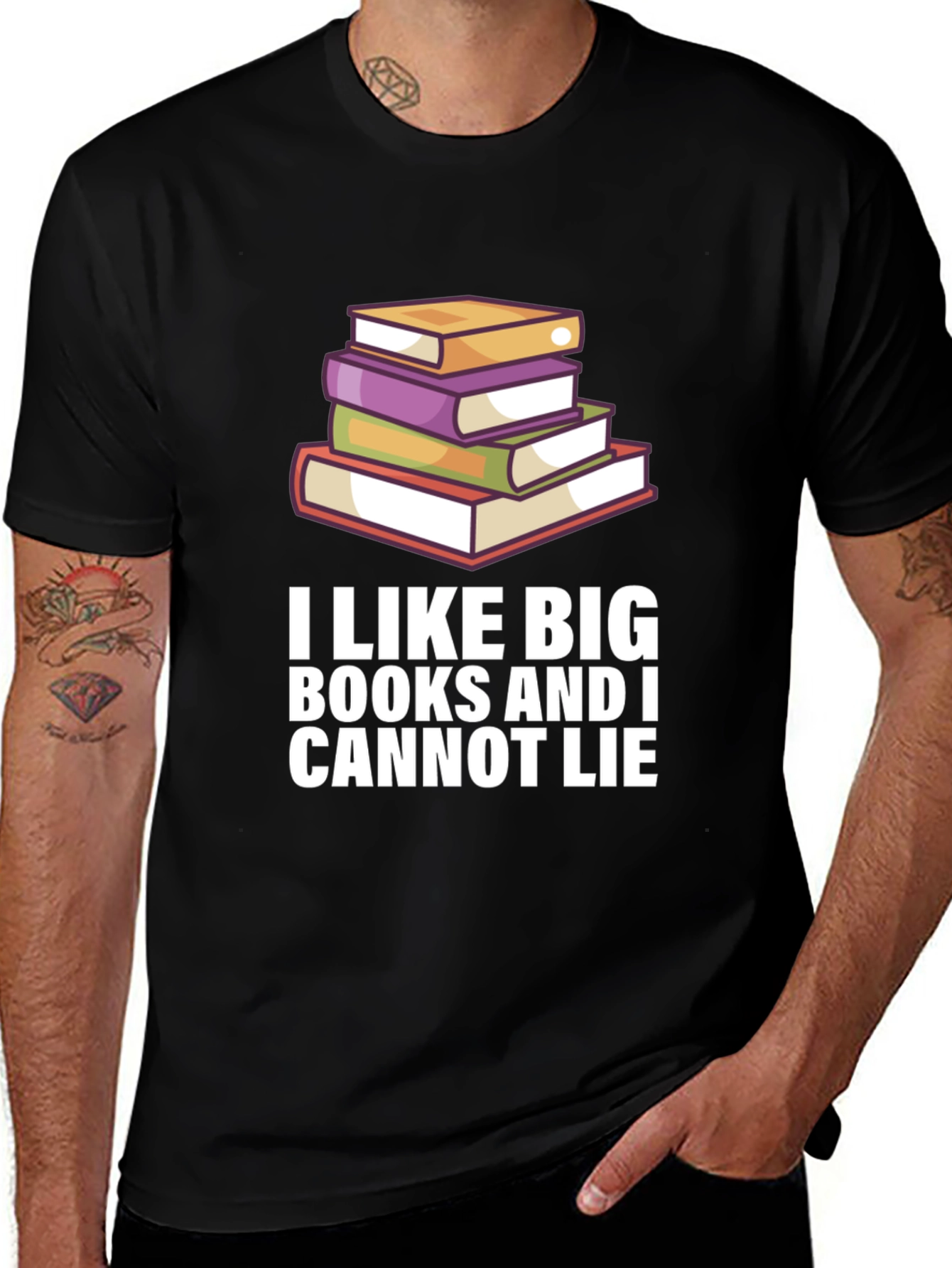 I Like Big Books Graphic T-Shirt