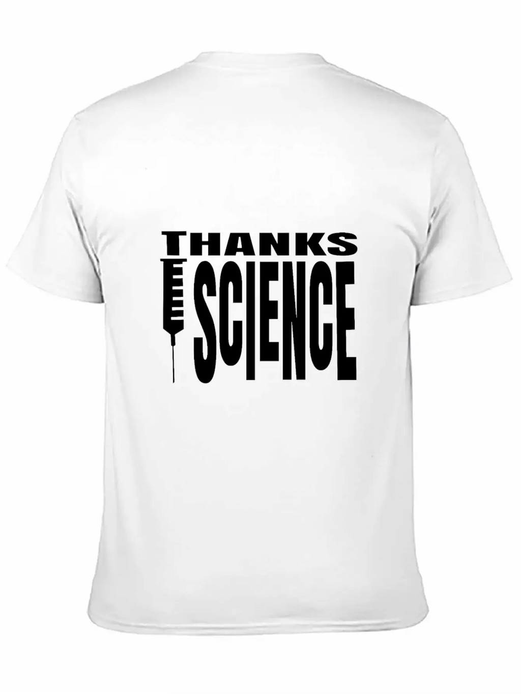 Vaccinate Syringes Science Cure Protection Unisex Casual T-Shirt – Clean Design For Daily Comfort
