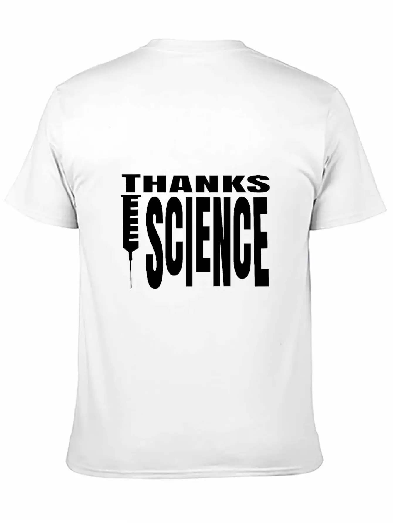 Vaccinate Syringes Science Cure Protection Unisex Casual T-Shirt – Clean Design For Daily Comfort